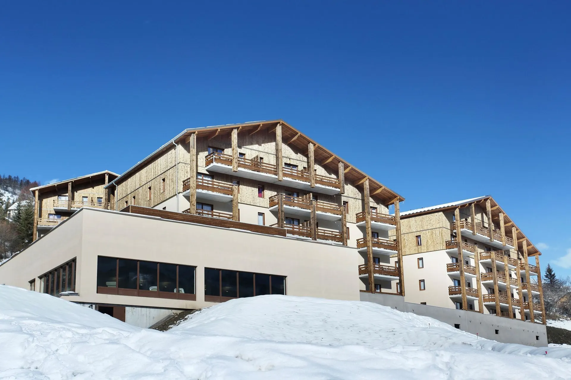 Extérieur maison de vacances (hiver)