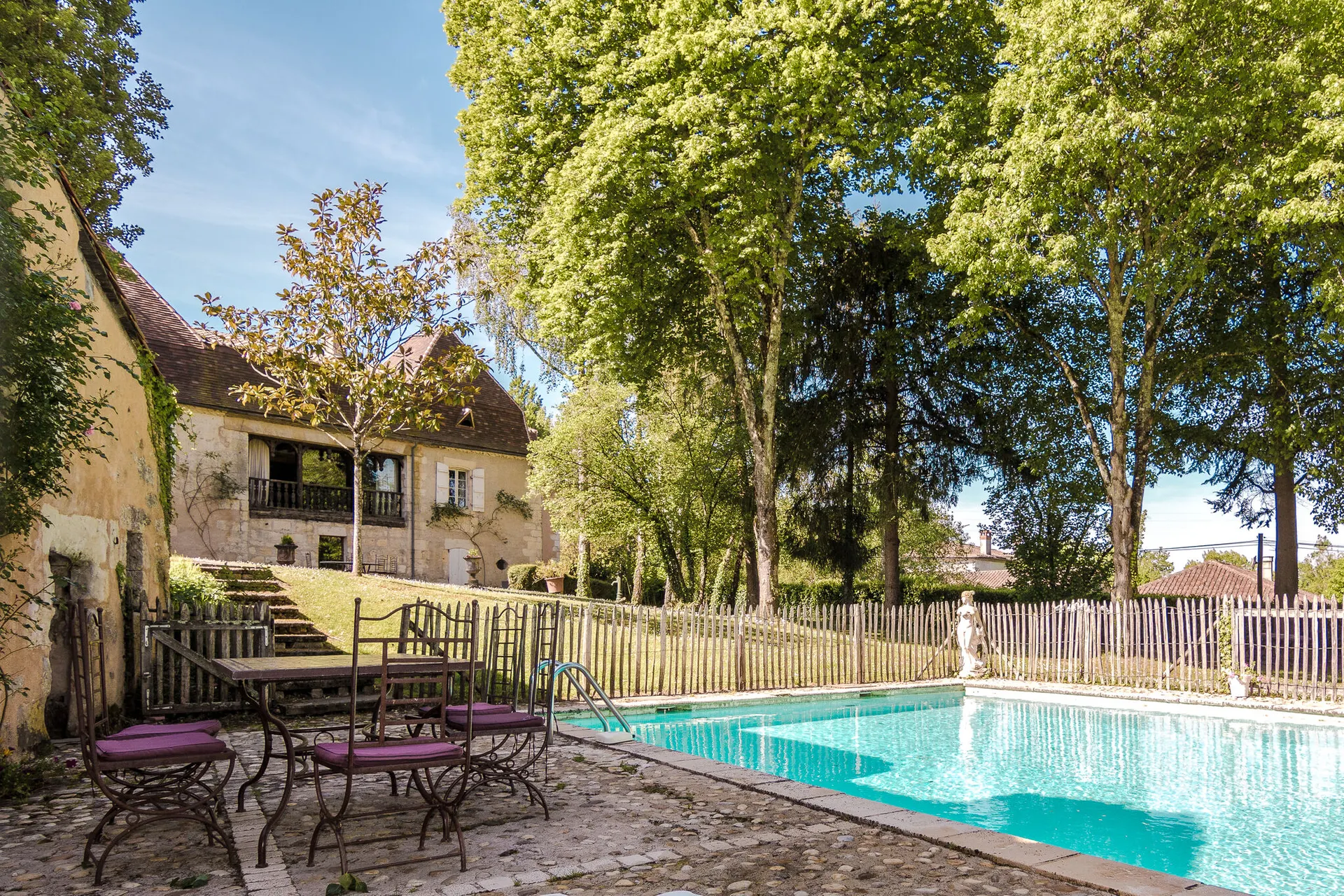Piscine maison de vacances