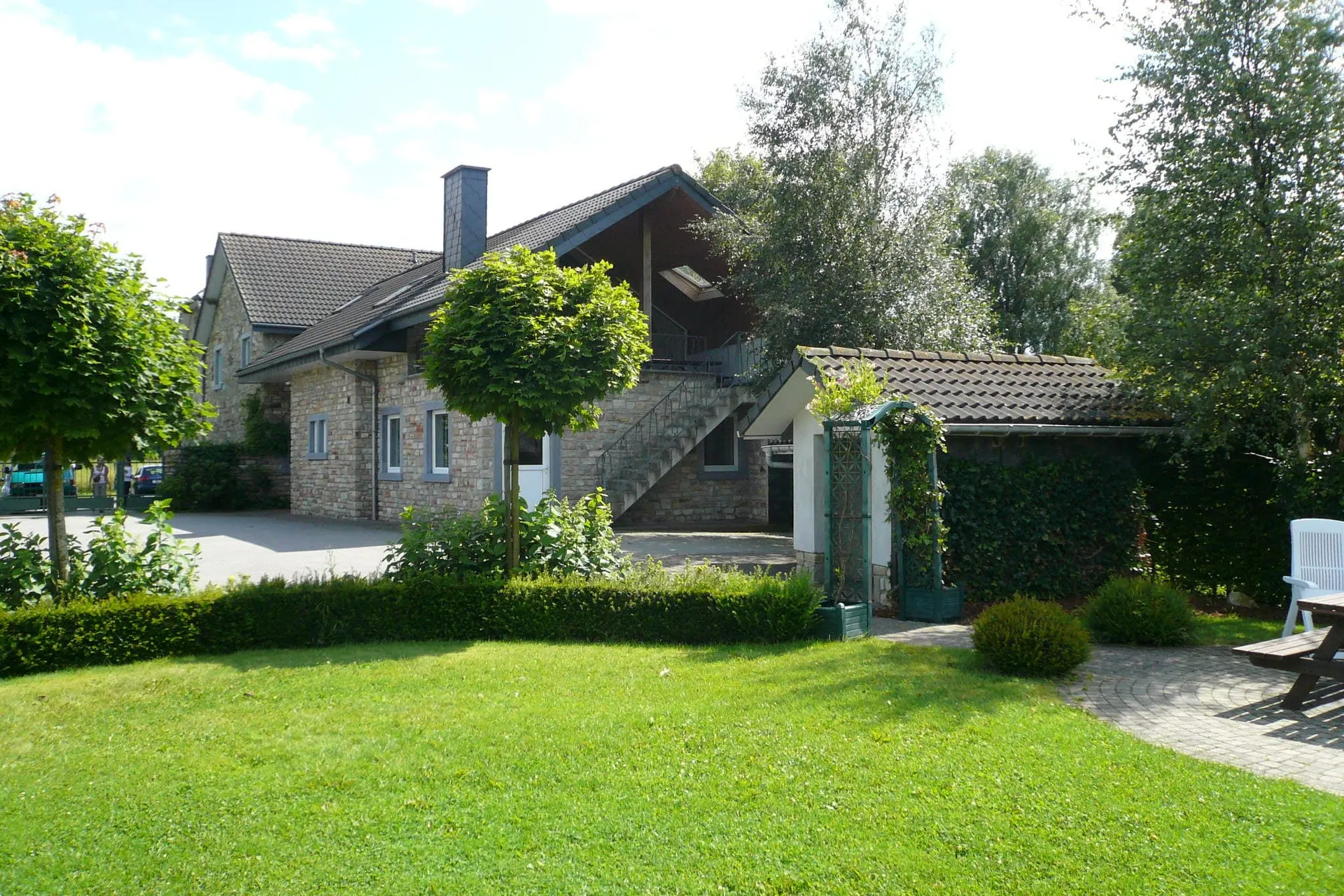 Exterieur vakantiehuis (zomer)