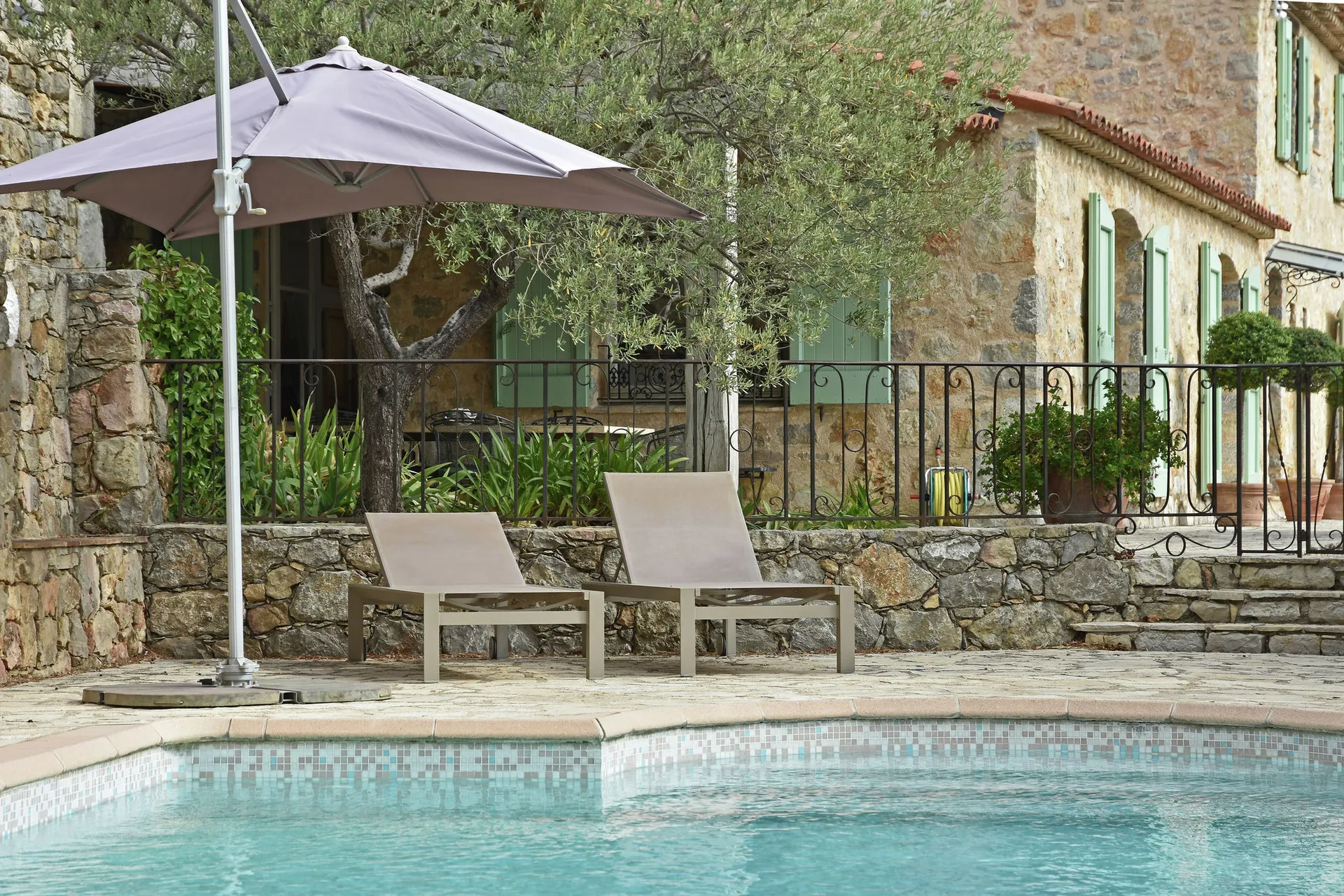 Piscine maison de vacances