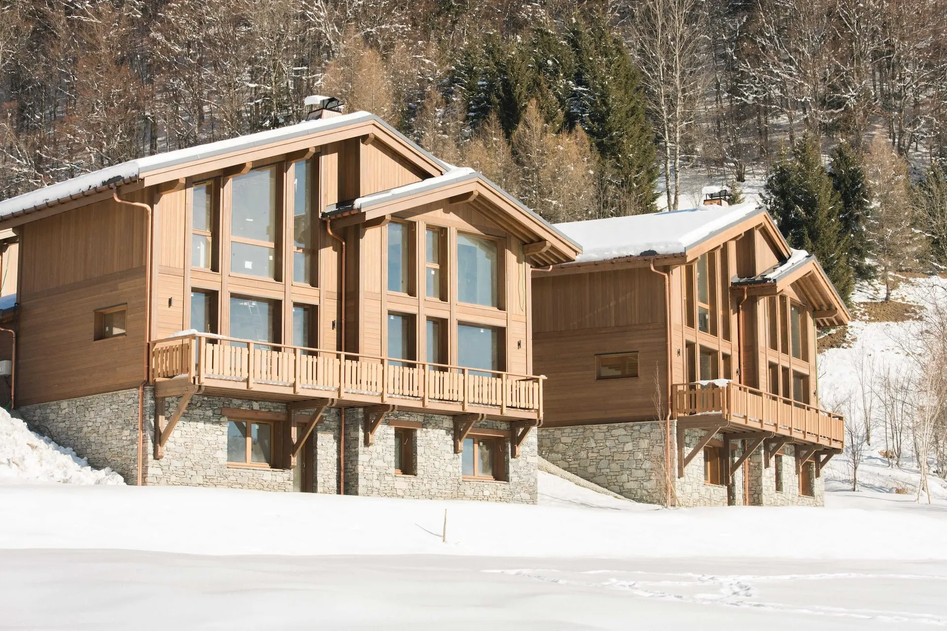 Extérieur maison de vacances (hiver)