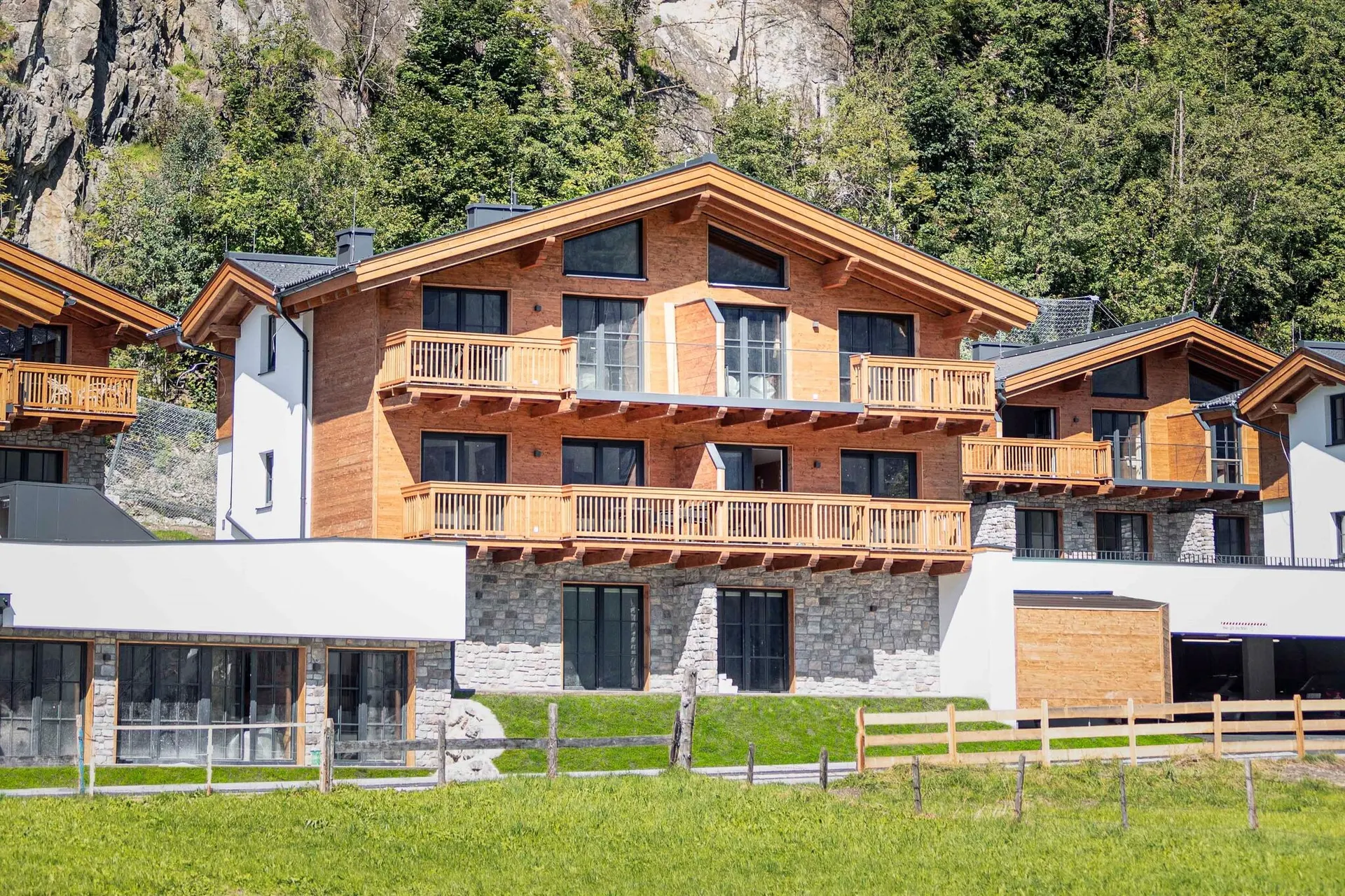 Exterieur vakantiehuis (zomer)