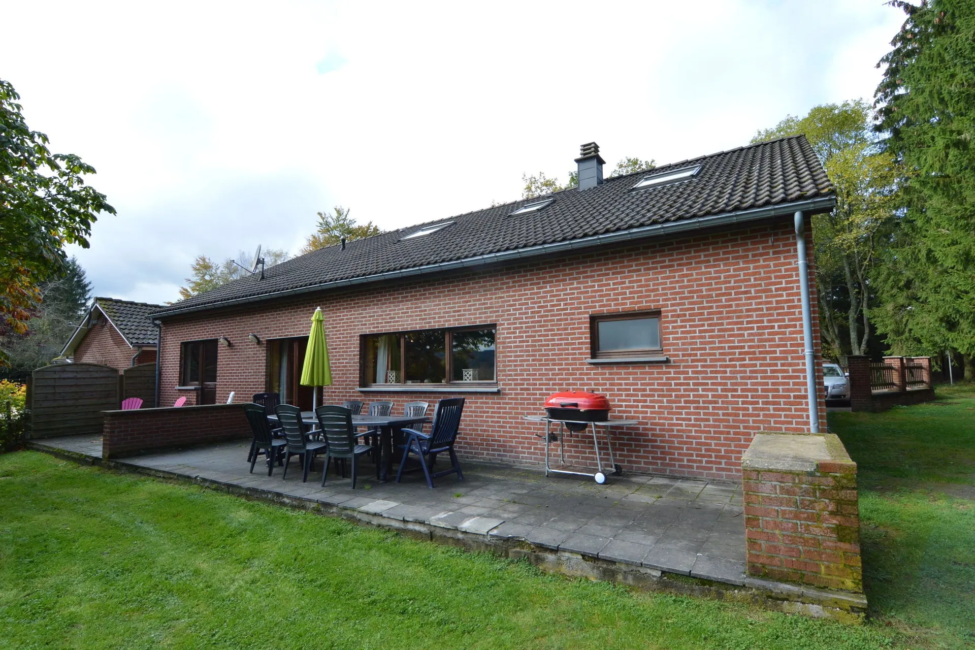 Exterieur vakantiehuis (zomer)