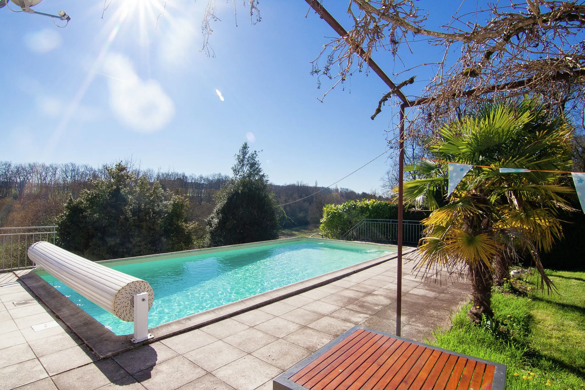 Piscine maison de vacances