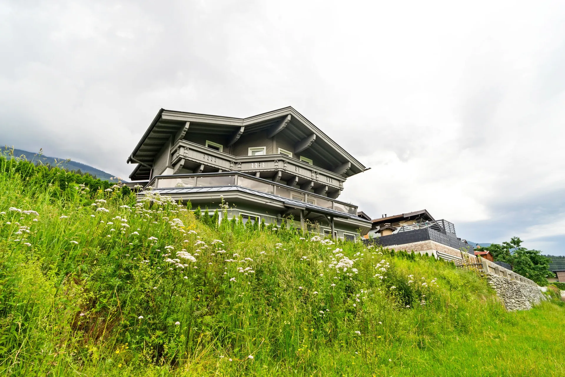 Exterieur vakantiehuis (zomer)