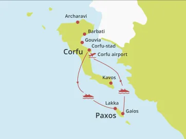 Eilandhoppen Corfu - Paxos