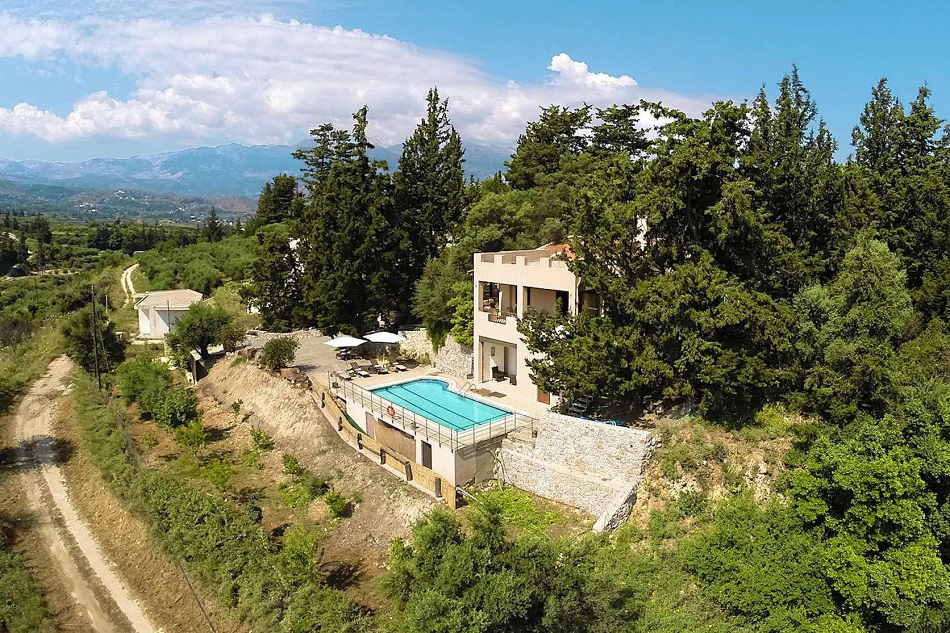 Piscine maison de vacances