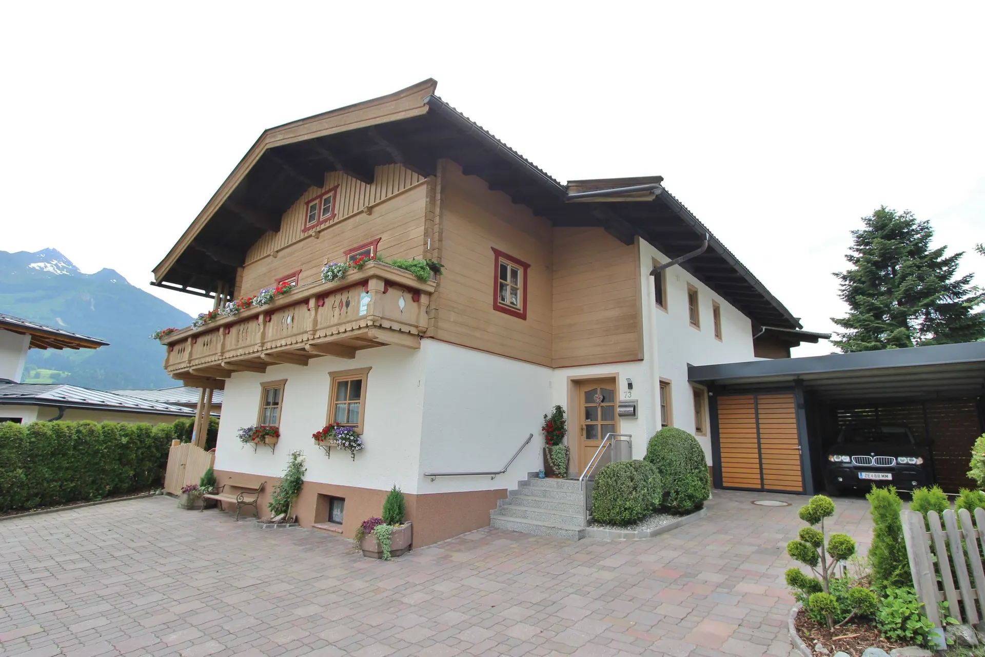 Exterieur vakantiehuis (zomer)