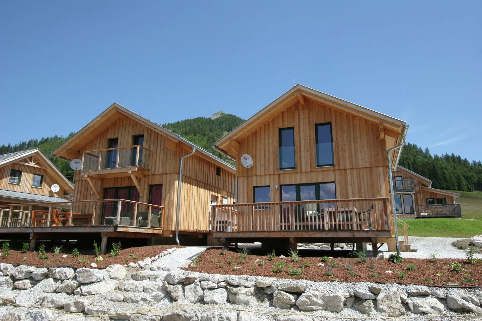 Exterieur vakantiehuis (zomer)
