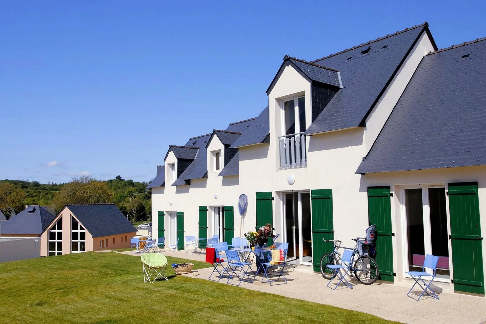 Exterieur vakantiehuis (zomer)