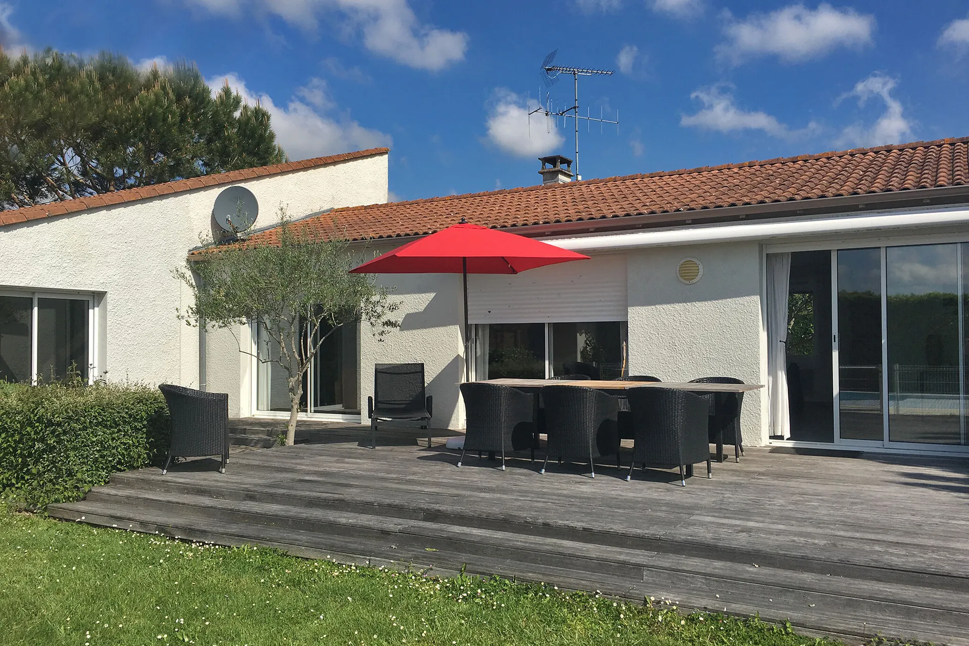 Extérieur maison de vacances (été)