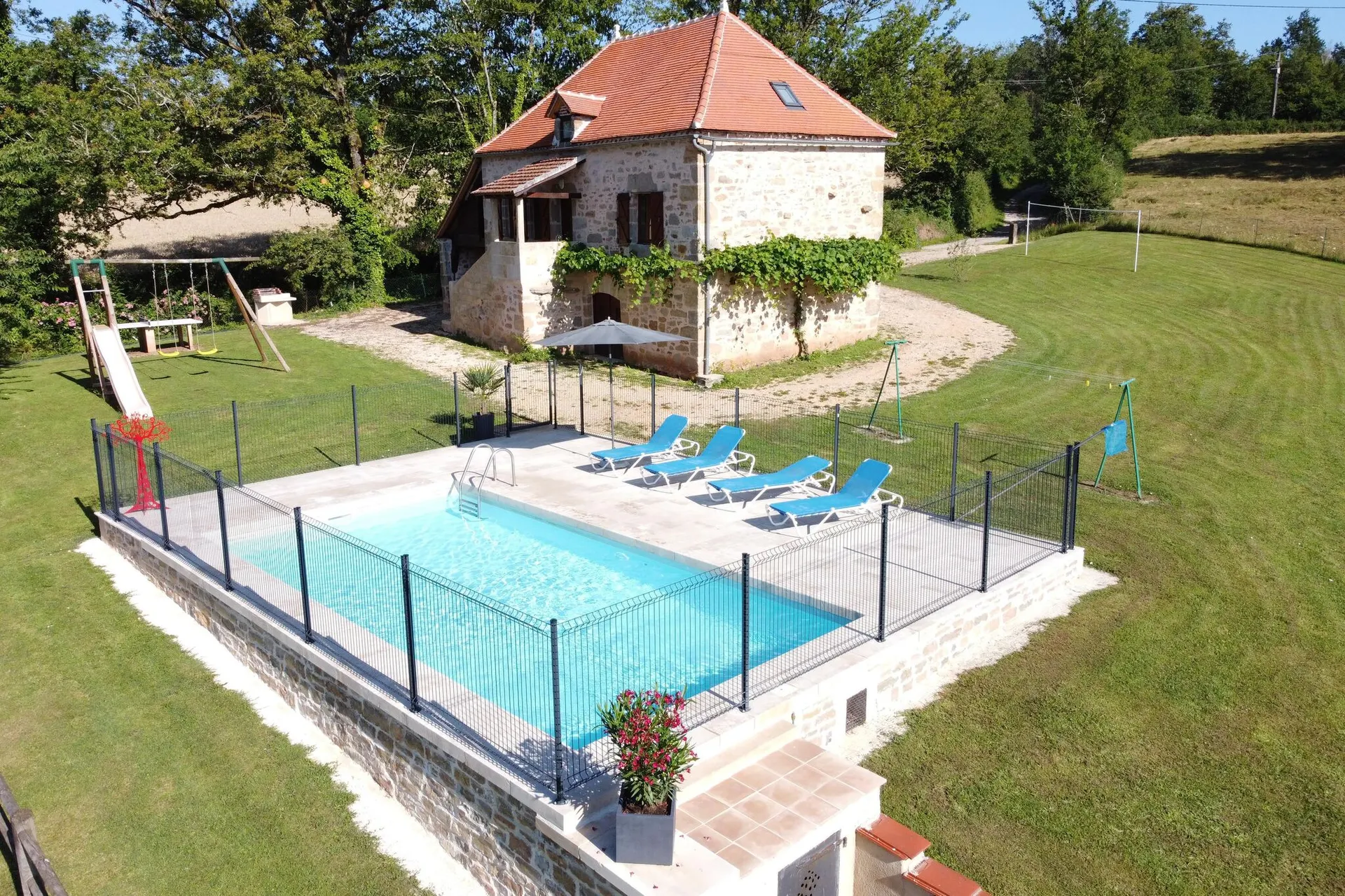 Zwembad van vakantiehuis