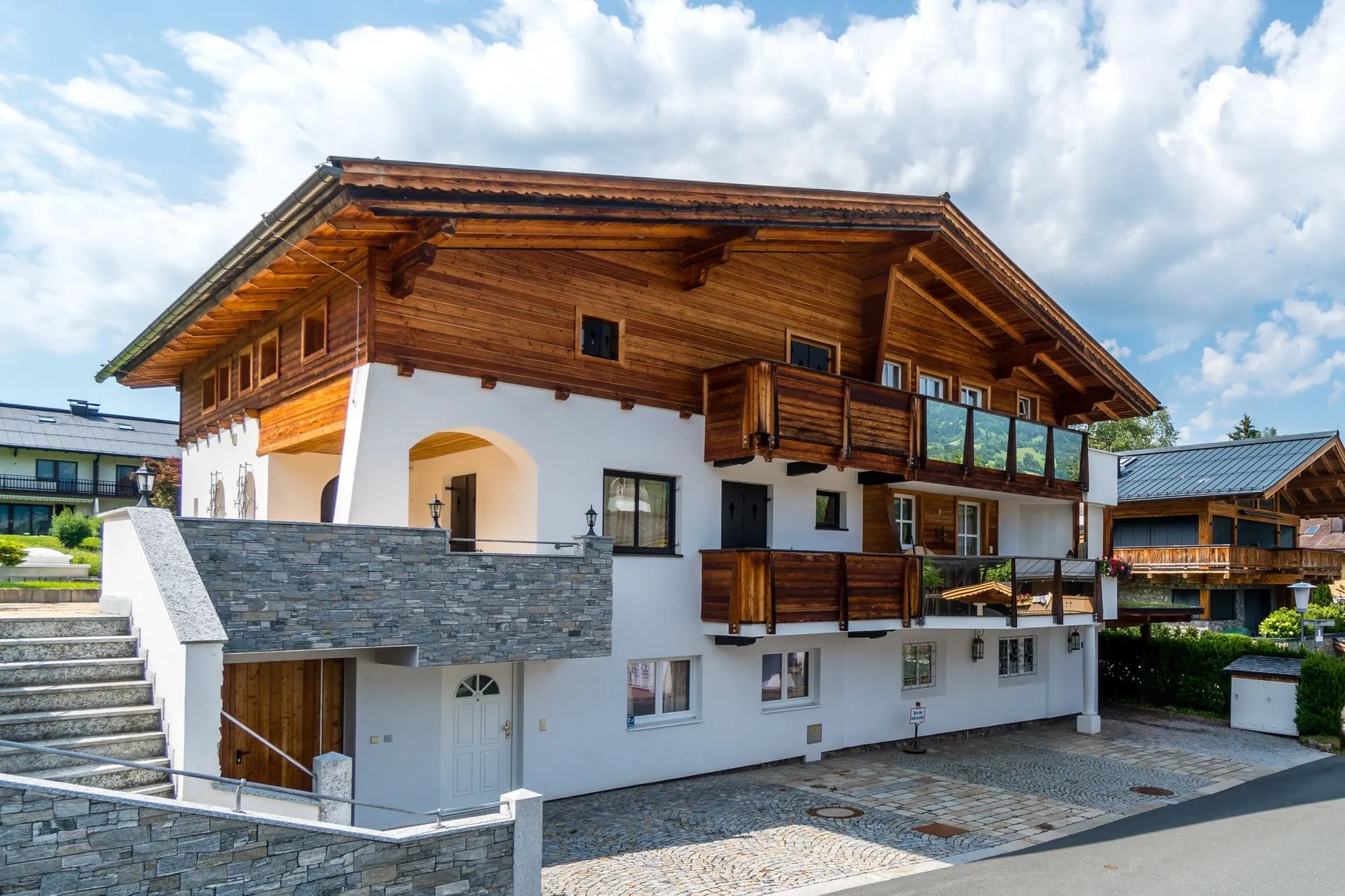Exterieur vakantiehuis (zomer)