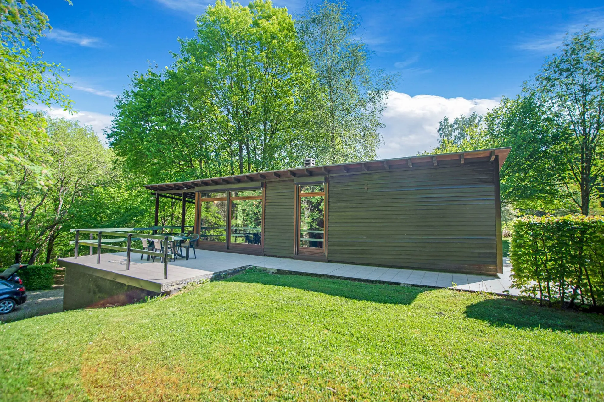 Exterieur vakantiehuis (zomer)
