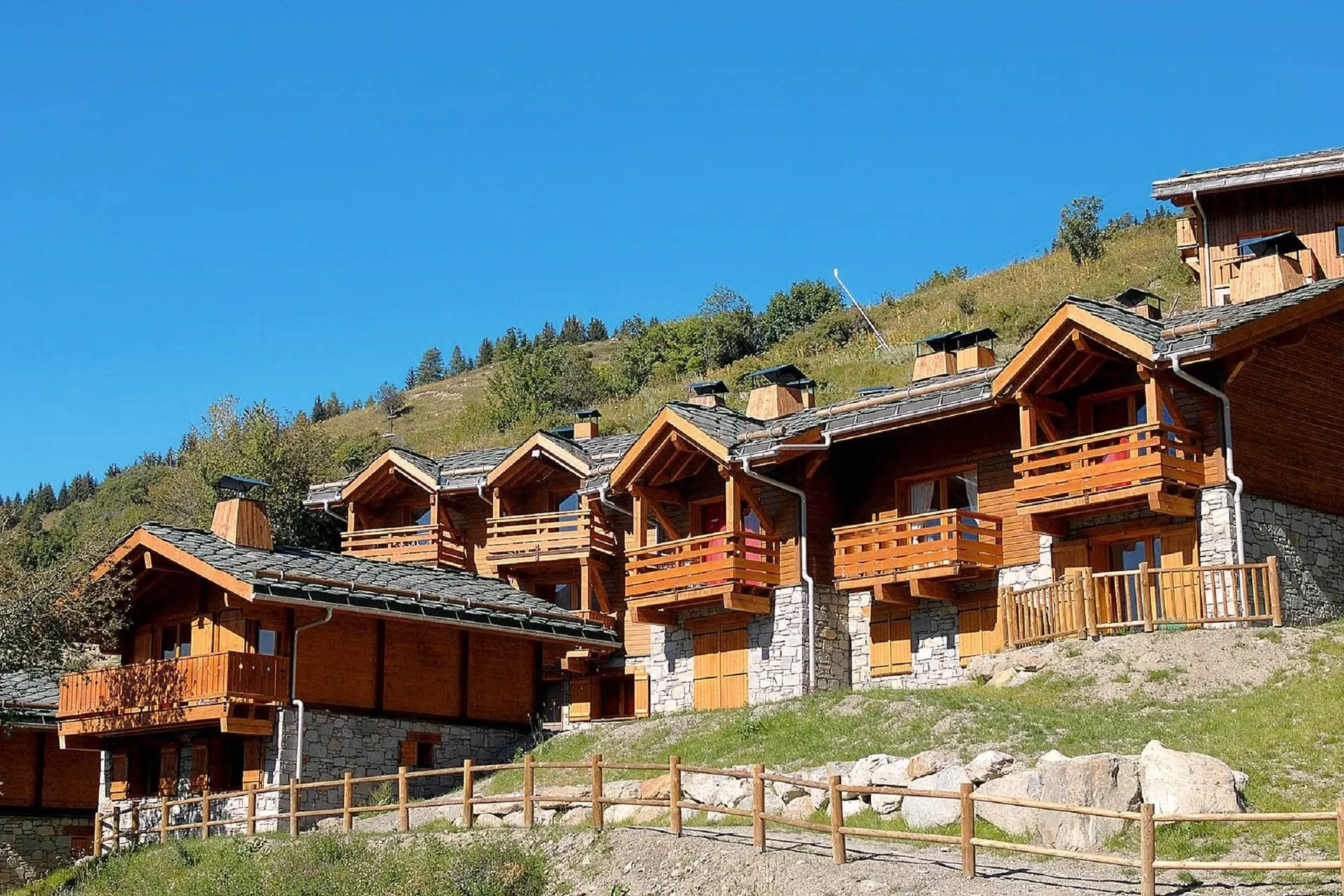 Exterieur vakantiehuis (zomer)