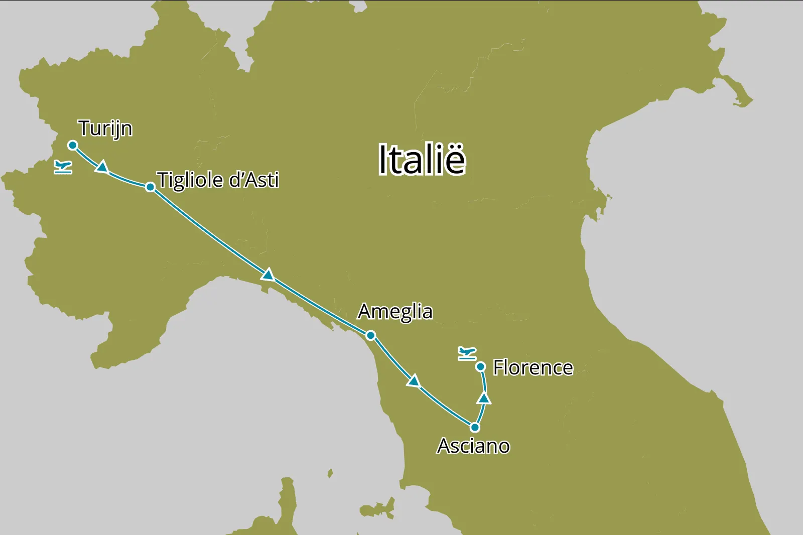 La grande strada dei vini - Route