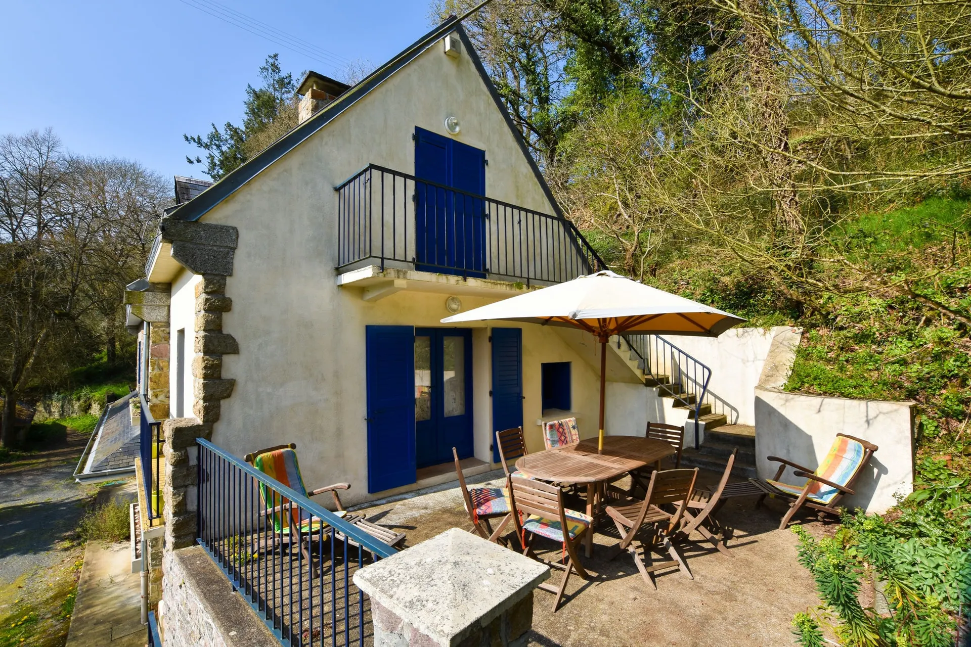 Extérieur maison de vacances (été)