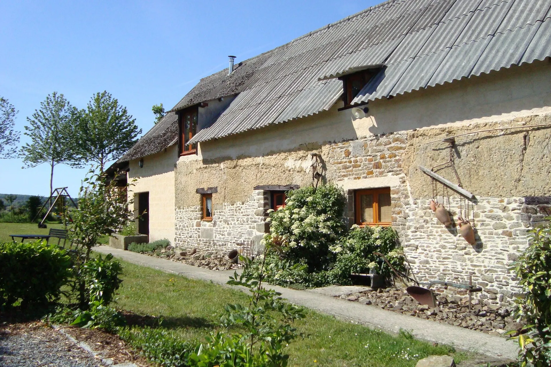 Exterieur vakantiehuis (zomer)