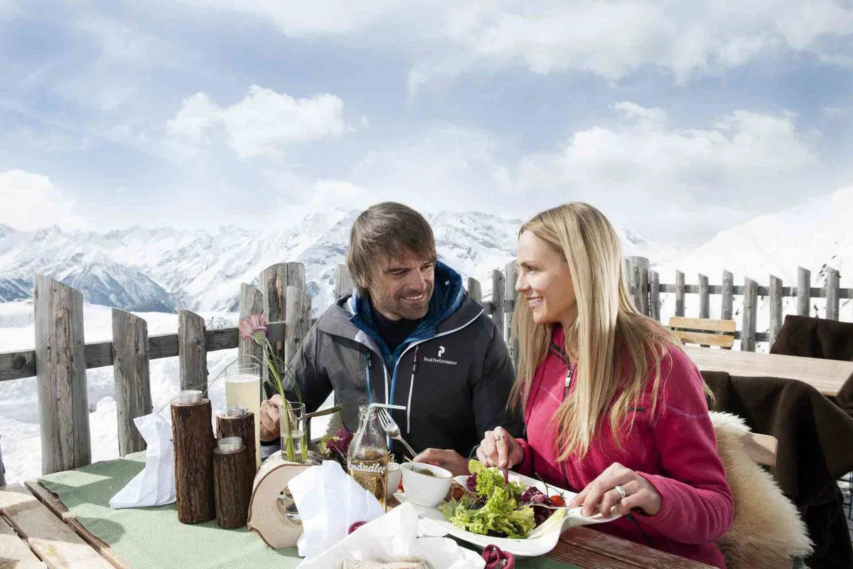 Lunchen met een uitzicht Gerlos