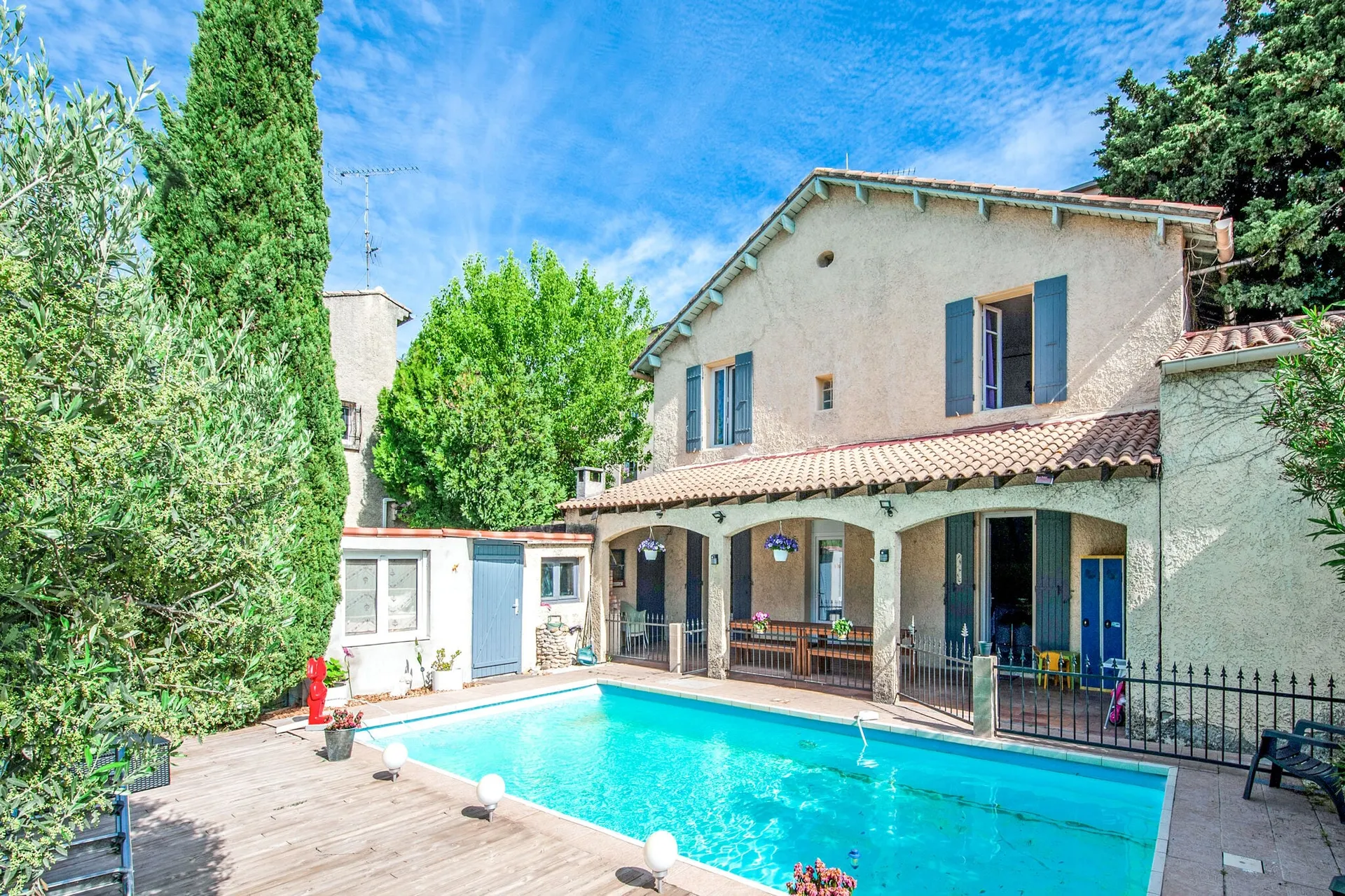 Piscine maison de vacances