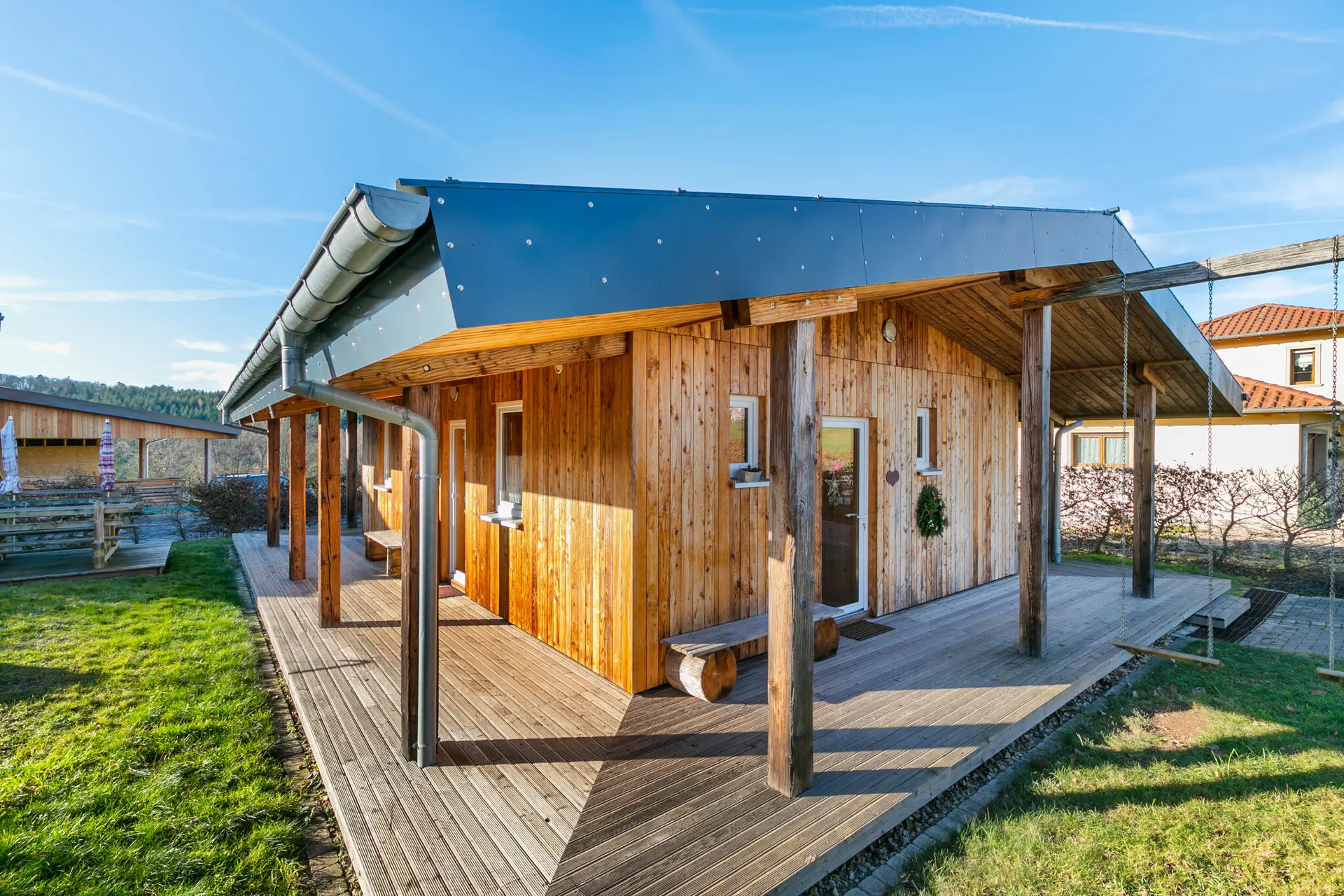 Exterieur vakantiehuis (zomer)