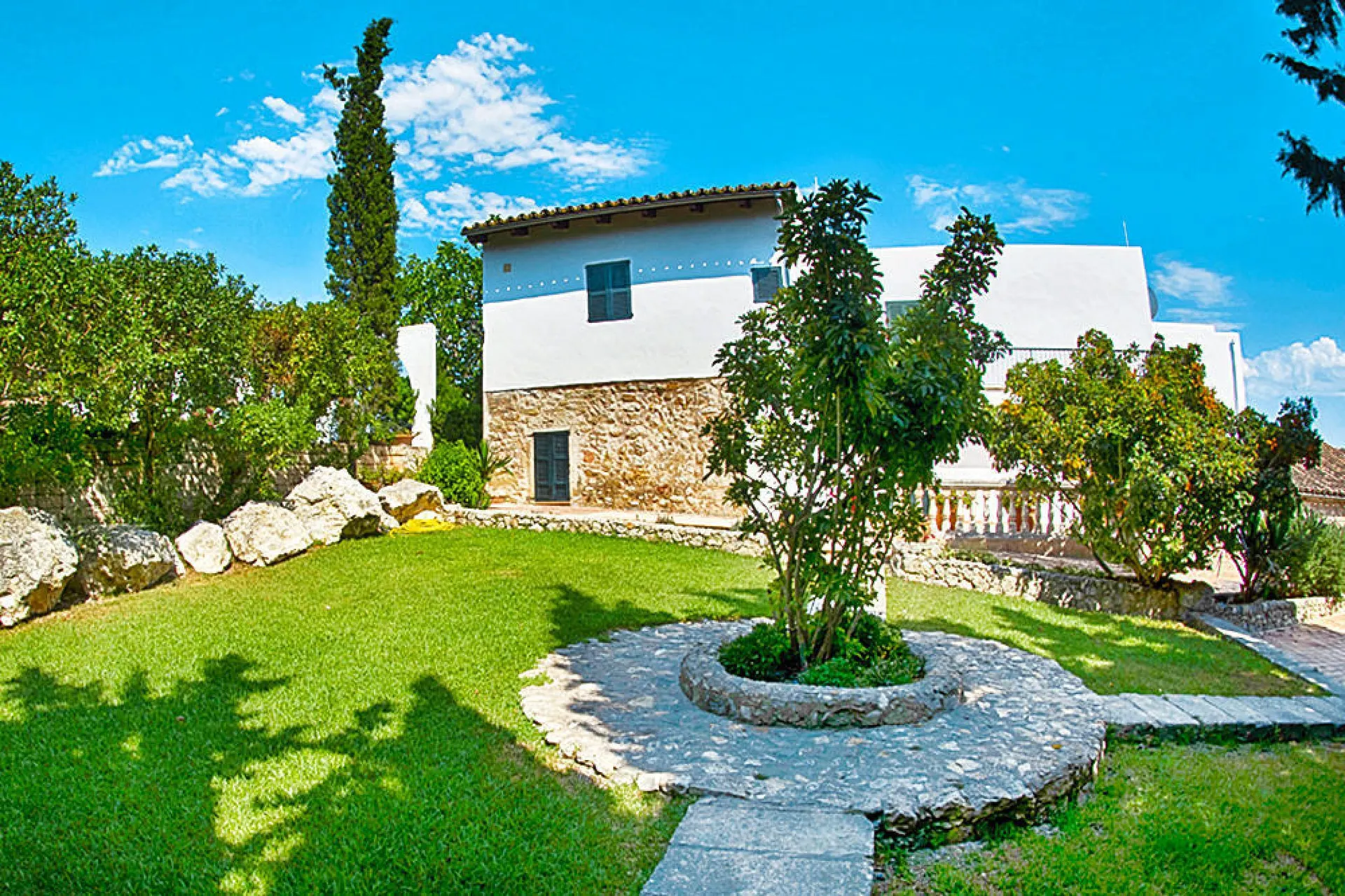 Exterieur vakantiehuis (zomer)