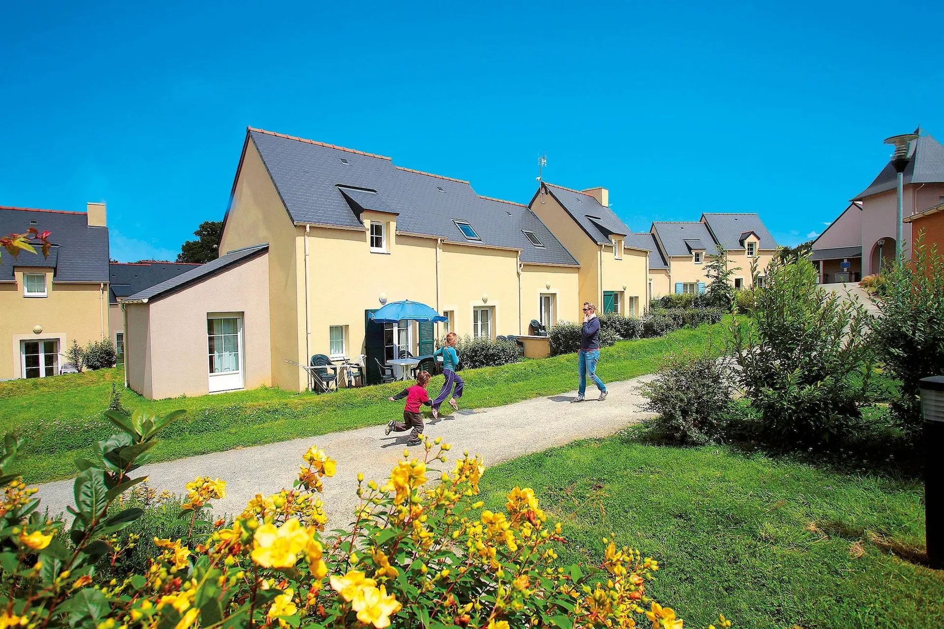 Exterieur vakantiehuis (zomer)