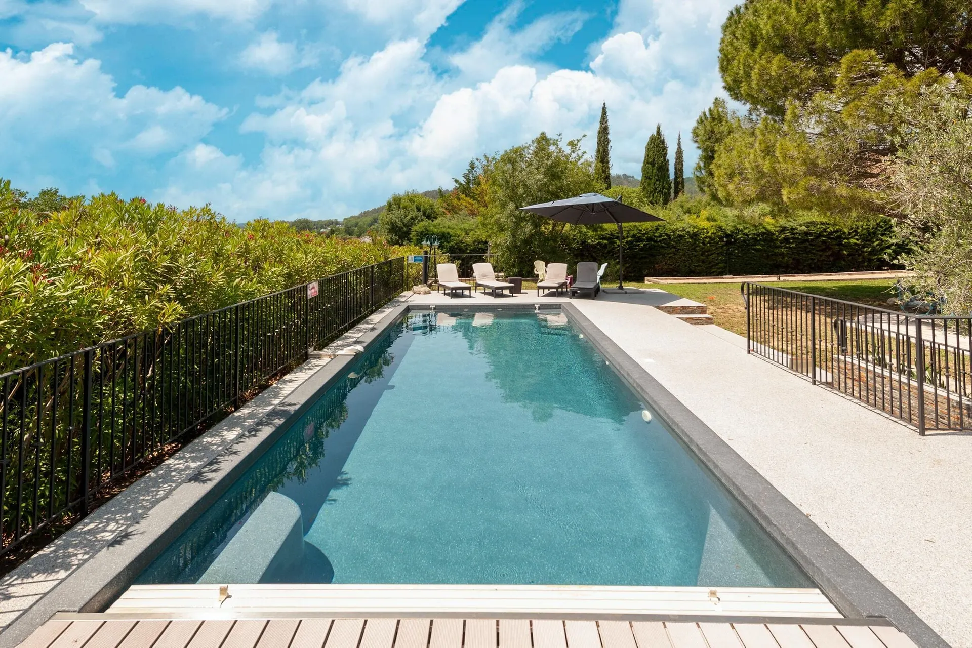 Piscine maison de vacances