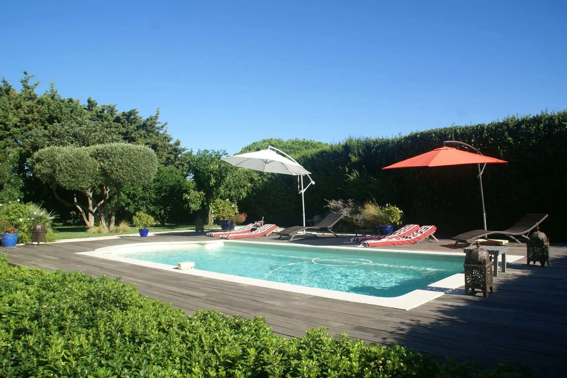 Piscine maison de vacances