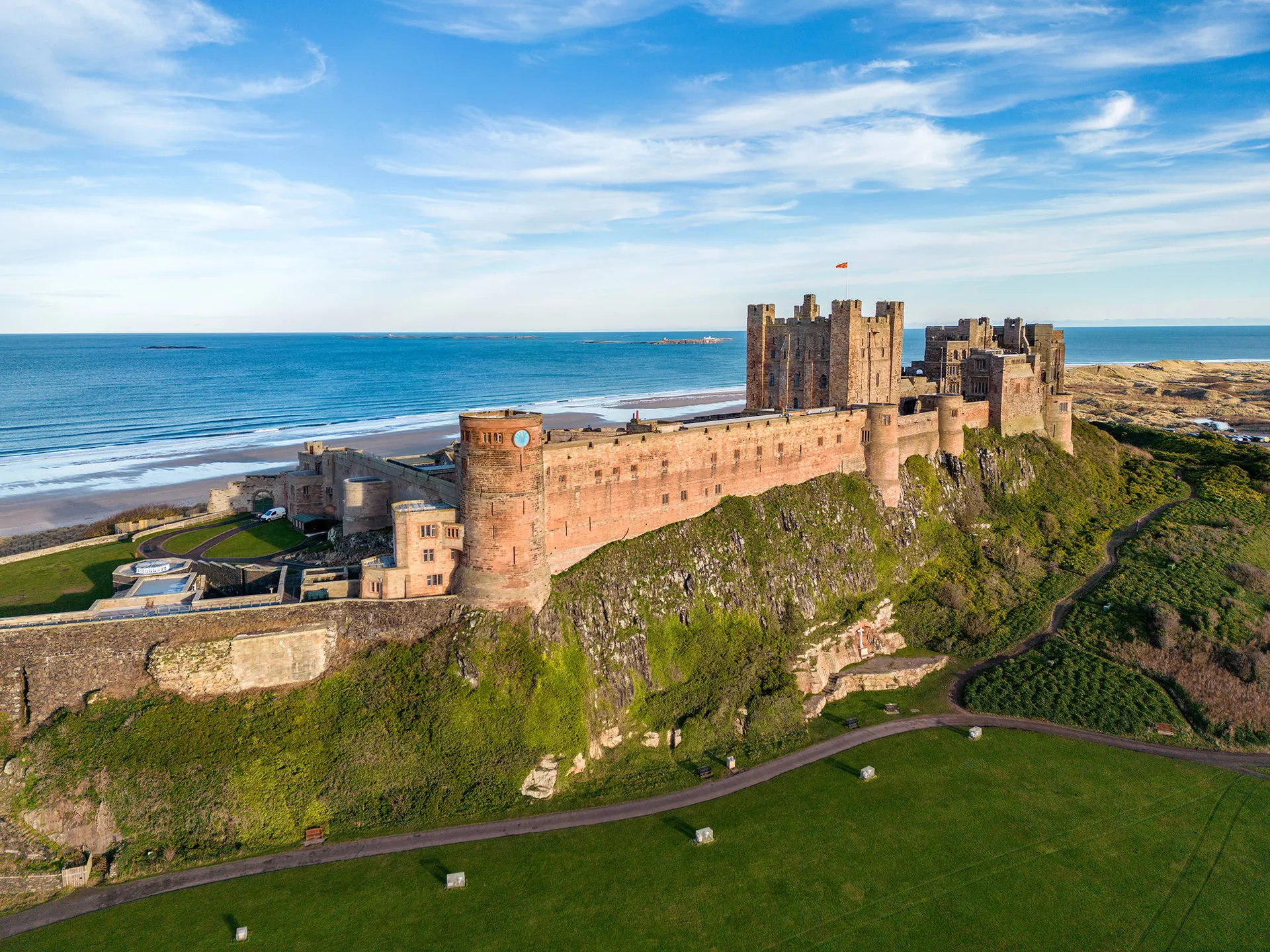 Bamburgh Castle, Engeland