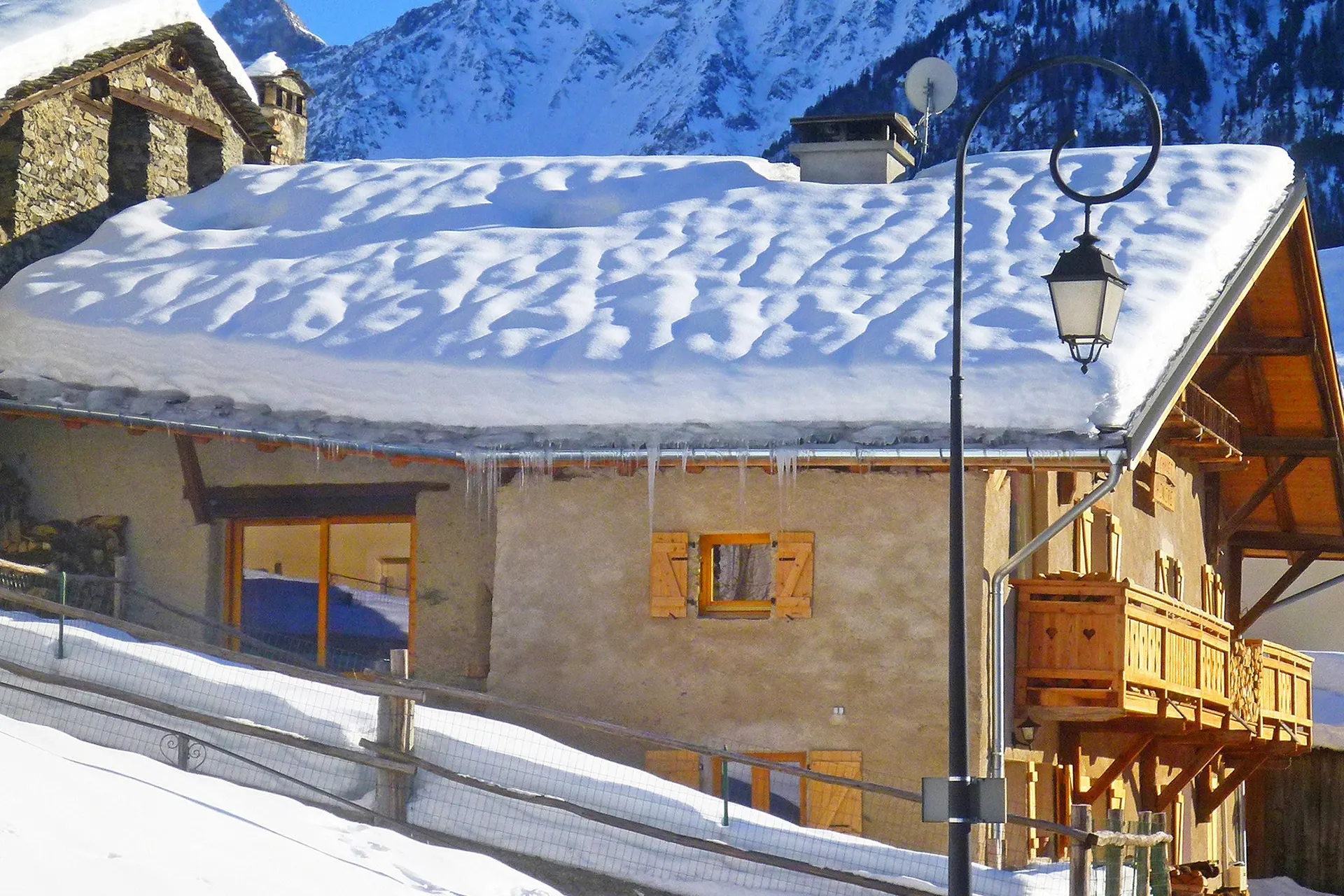 Extérieur maison de vacances (hiver)