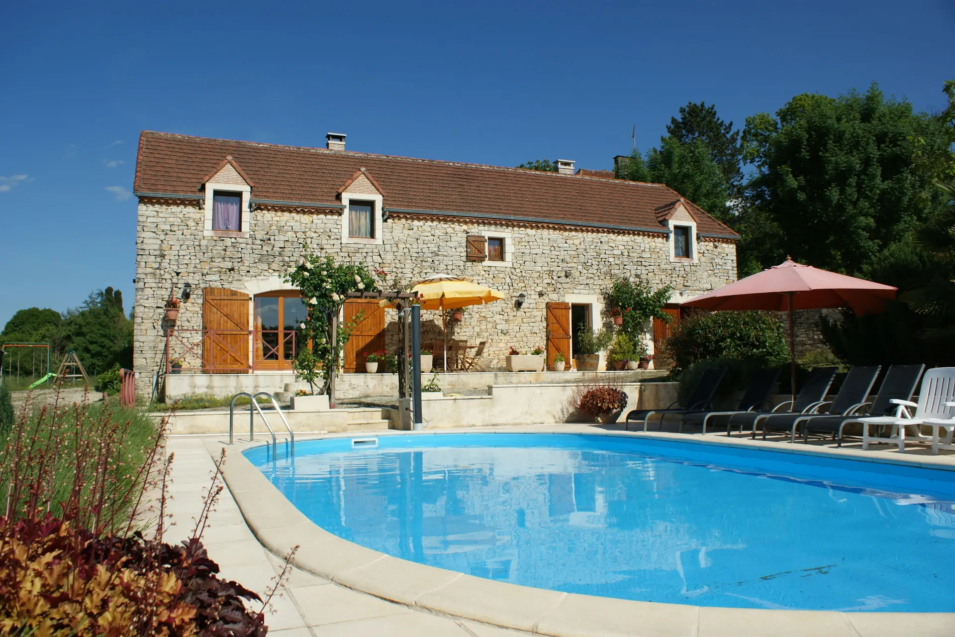 Piscine maison de vacances