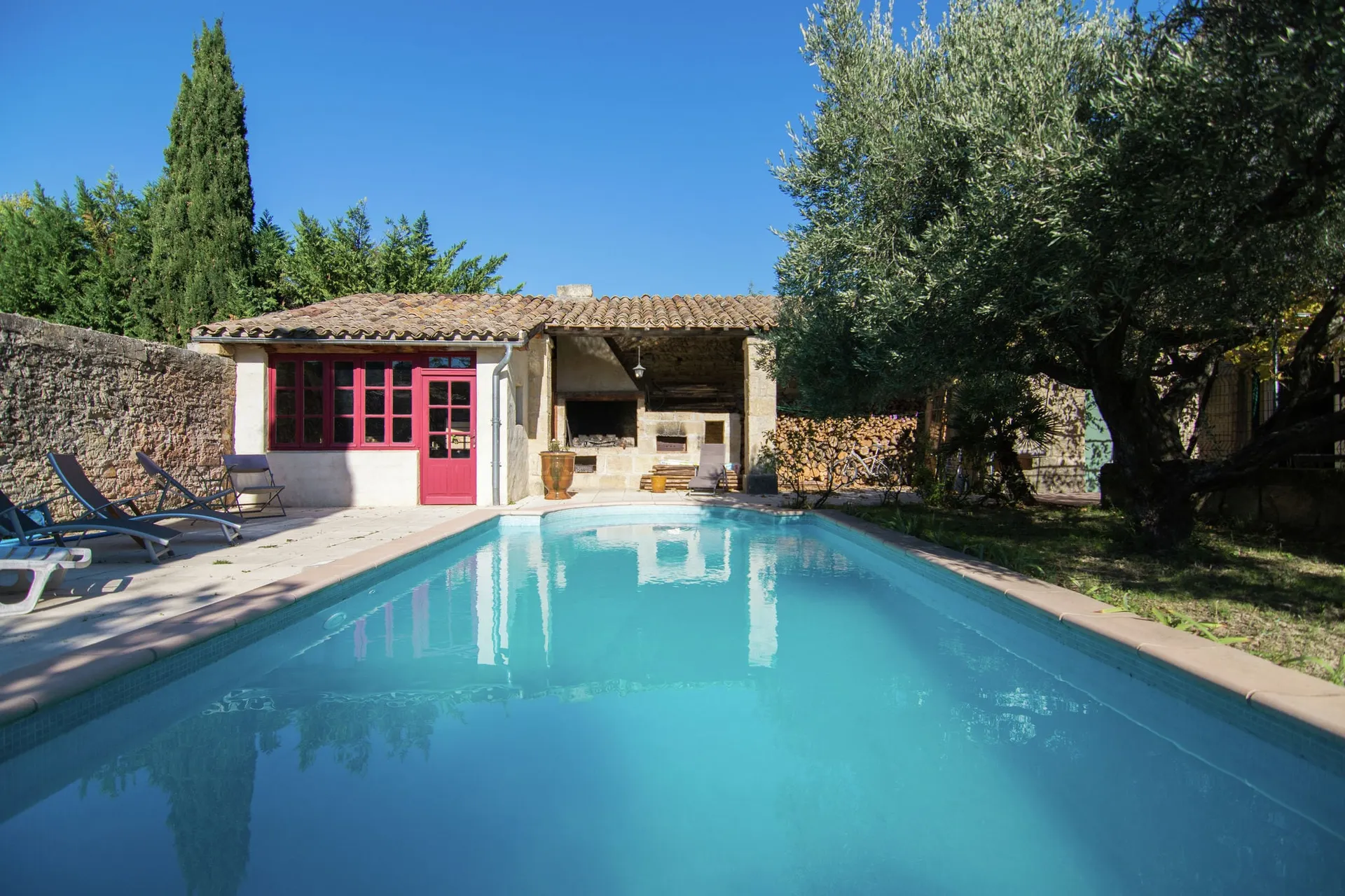 Piscine maison de vacances