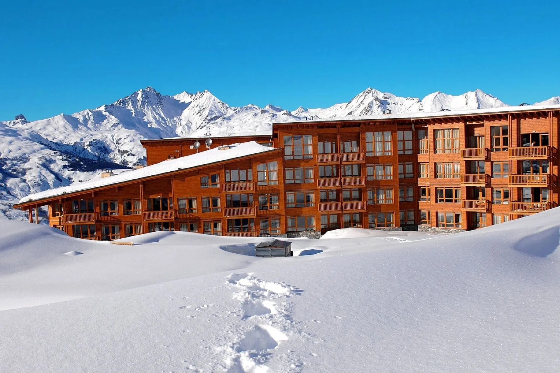 Extérieur maison de vacances (hiver)