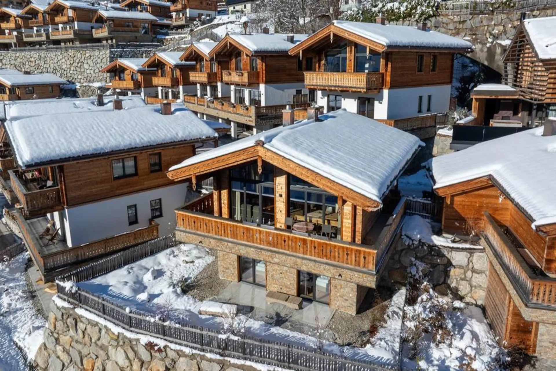 Extérieur maison de vacances (hiver)