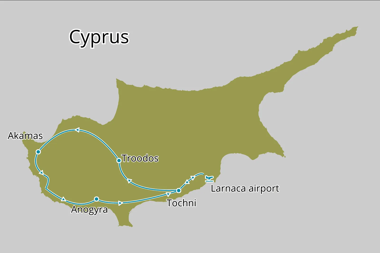 Fly-drive Couleur locale 11 dagen - Route