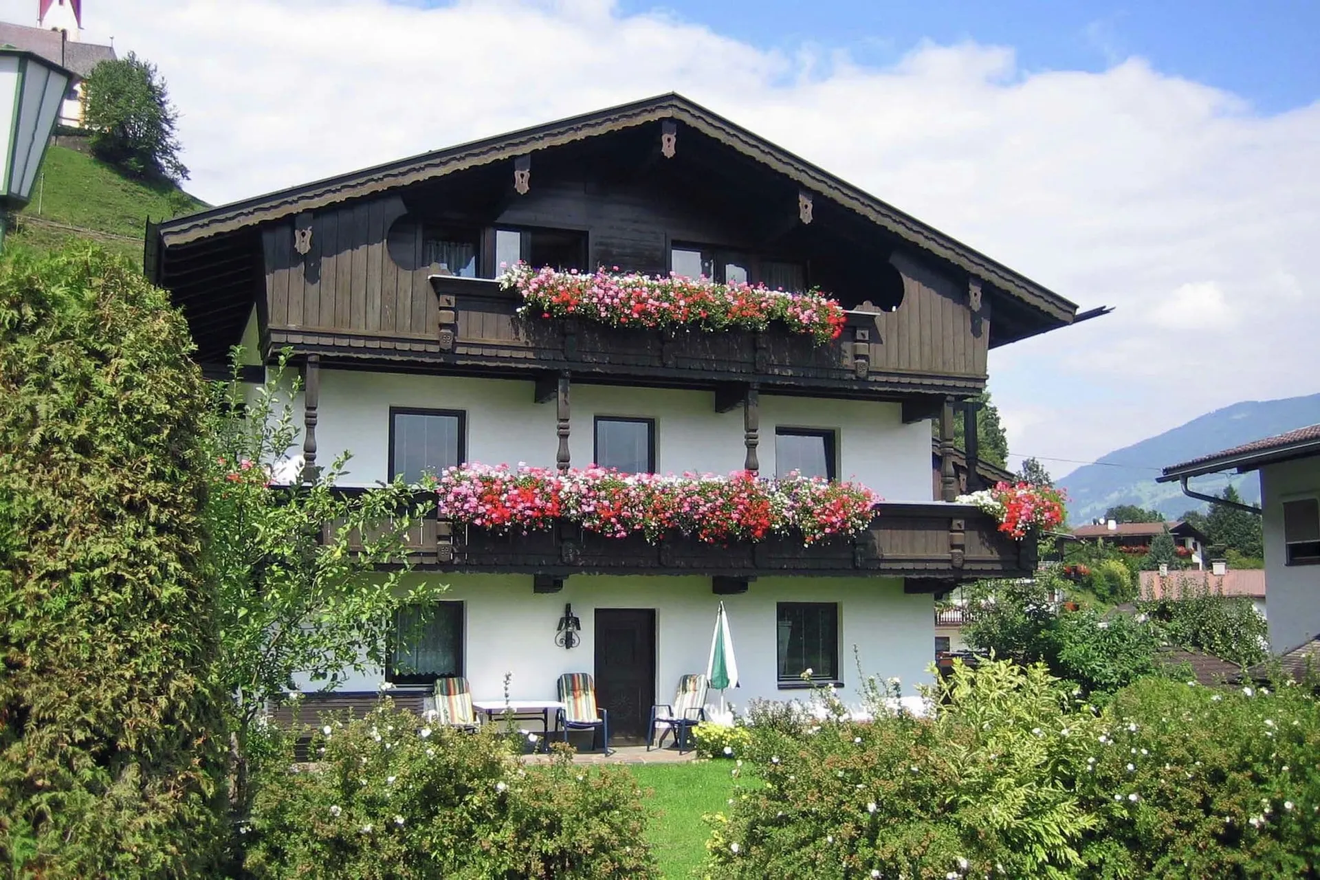 Exterieur vakantiehuis (zomer)