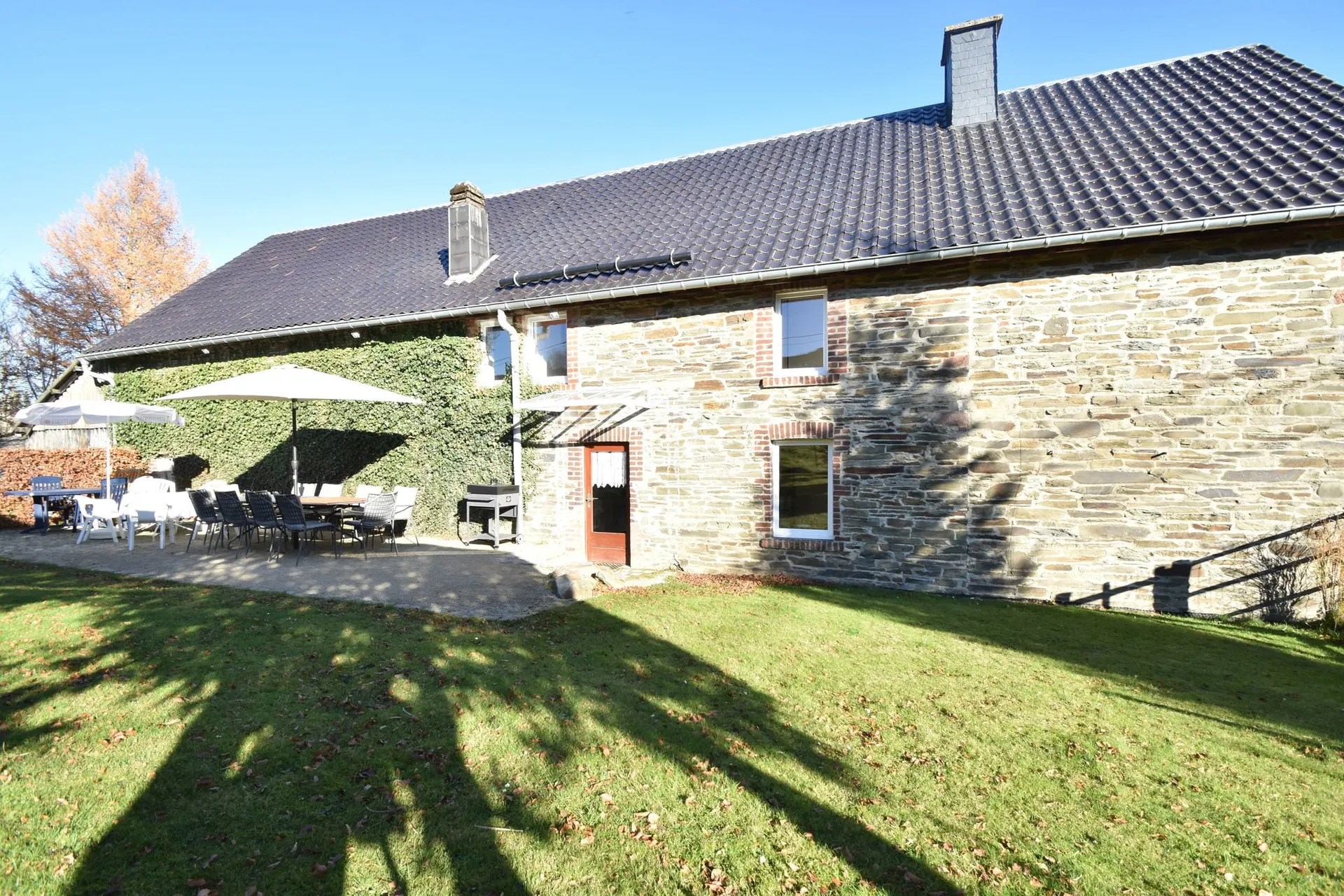 Exterieur vakantiehuis (zomer)
