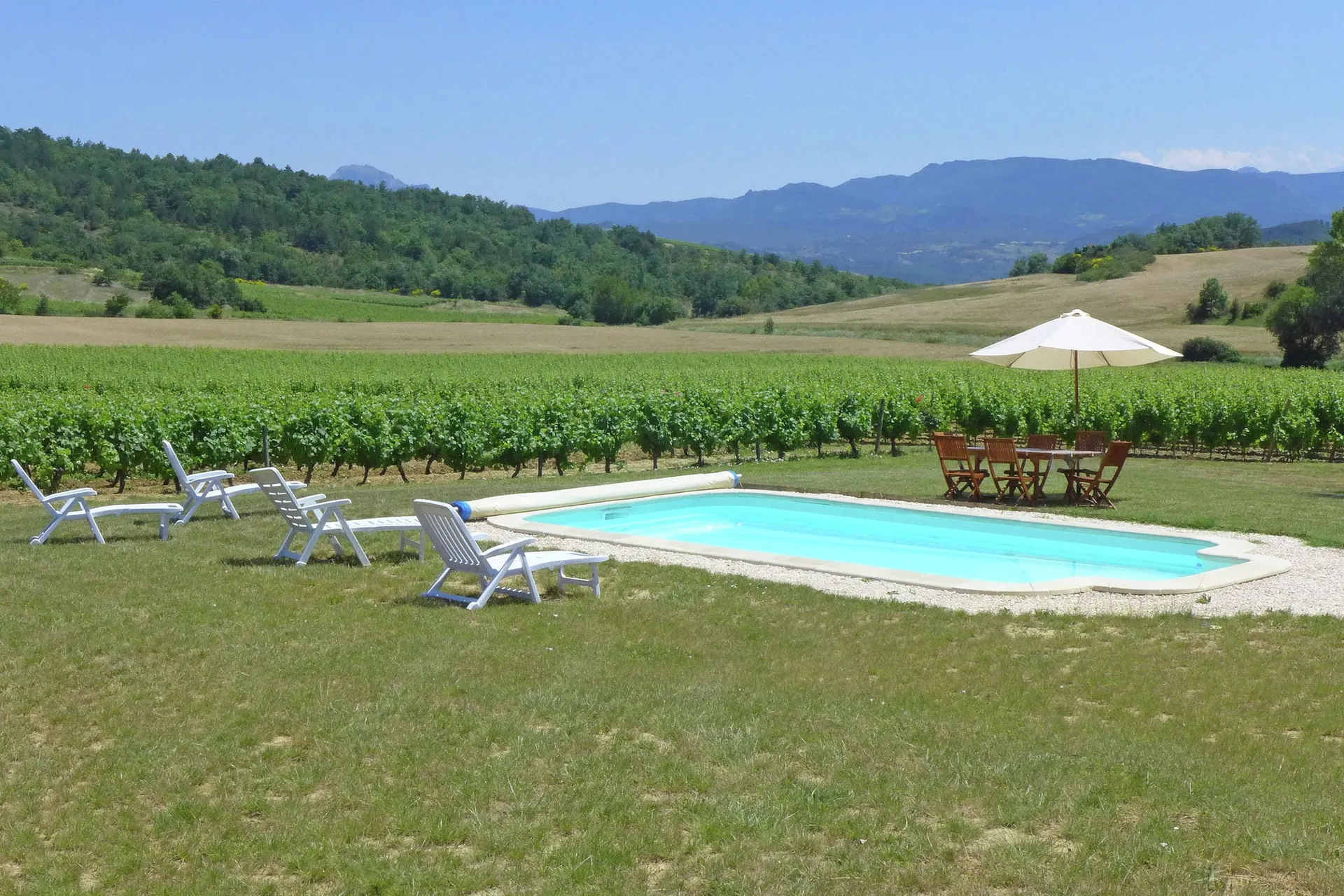 Piscine maison de vacances