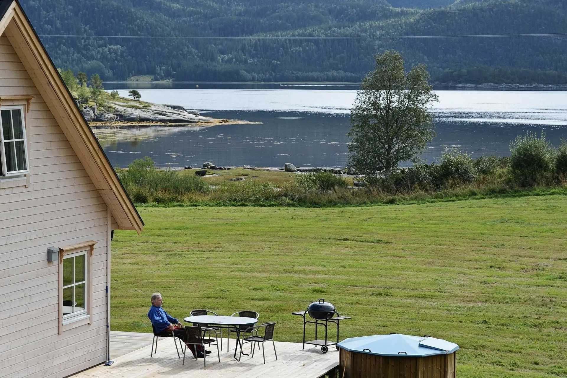 Uitzicht op het water