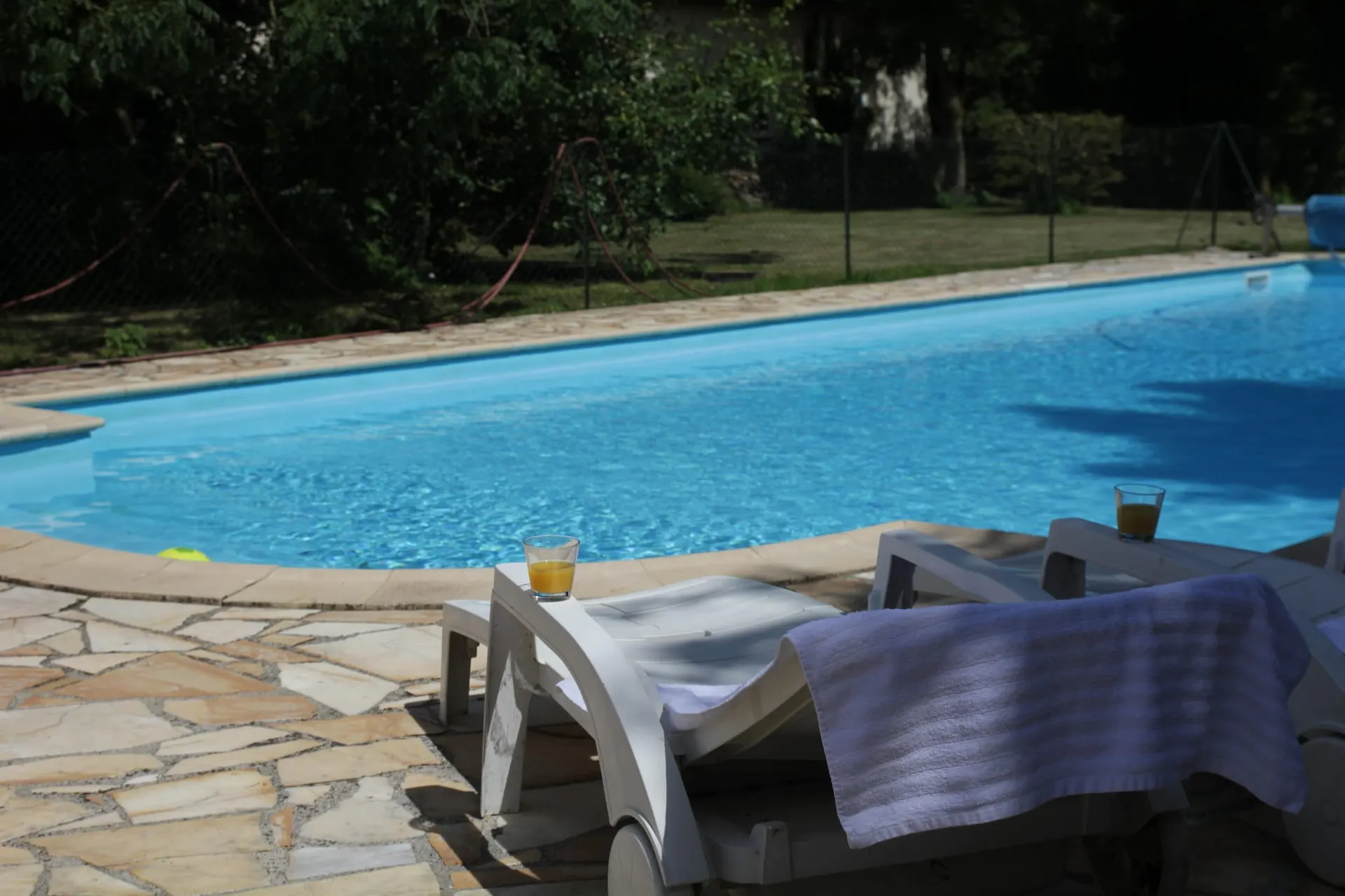 Piscine maison de vacances