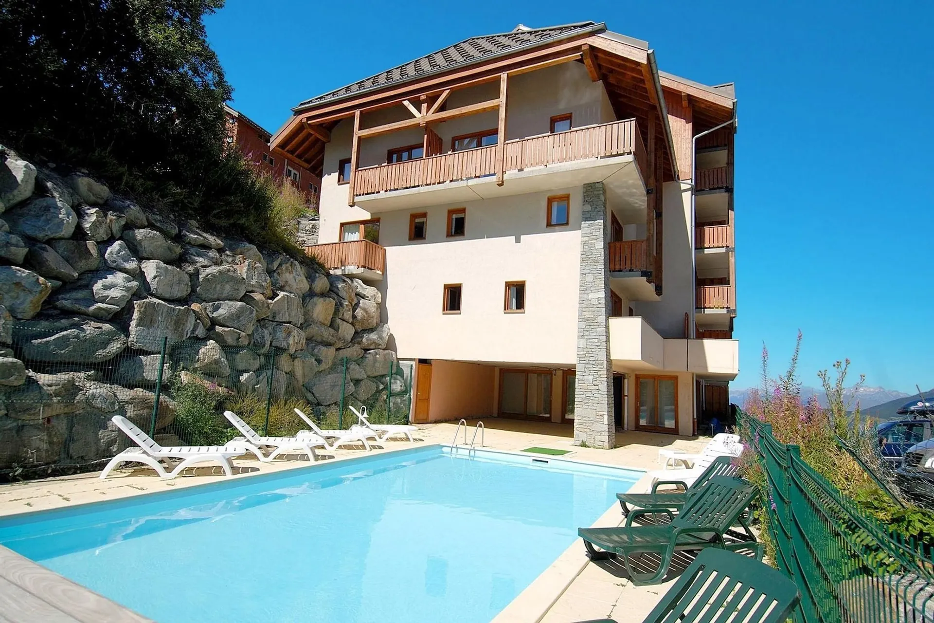 Piscine maison de vacances