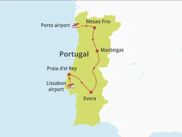 Fly-drive Portugal deluxe (hotels) 12 dagen
