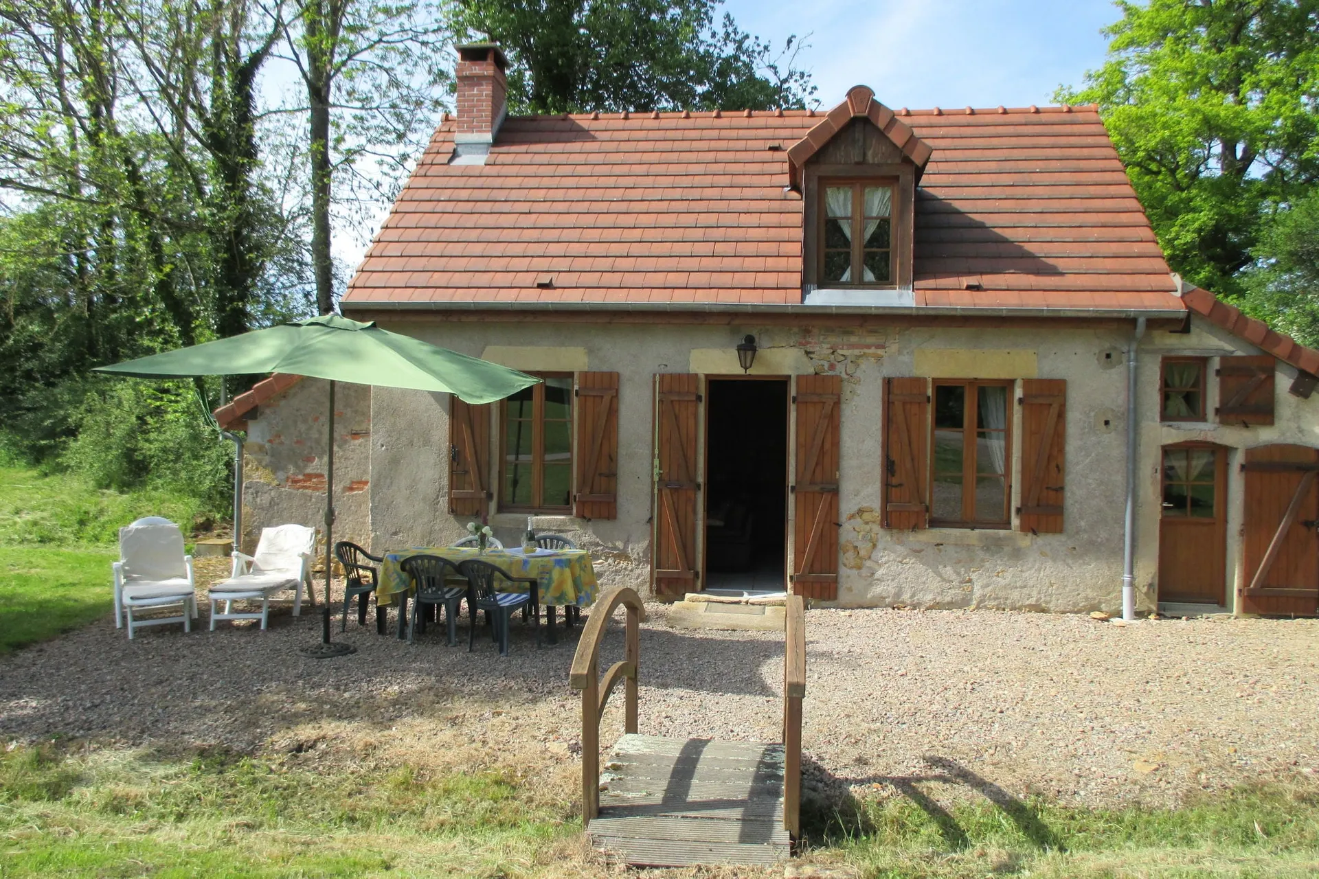 Exterieur vakantiehuis (zomer)