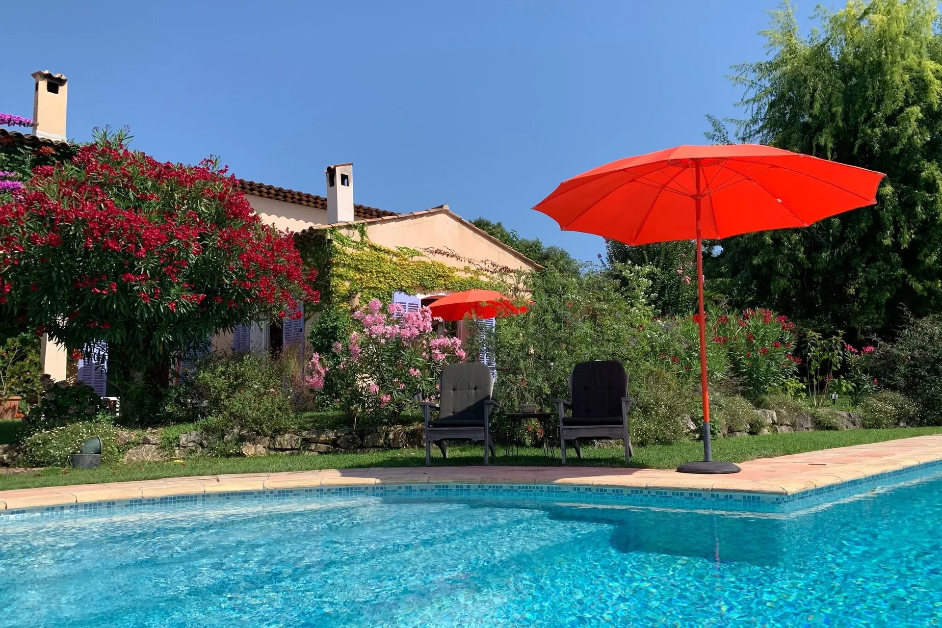 Piscine maison de vacances
