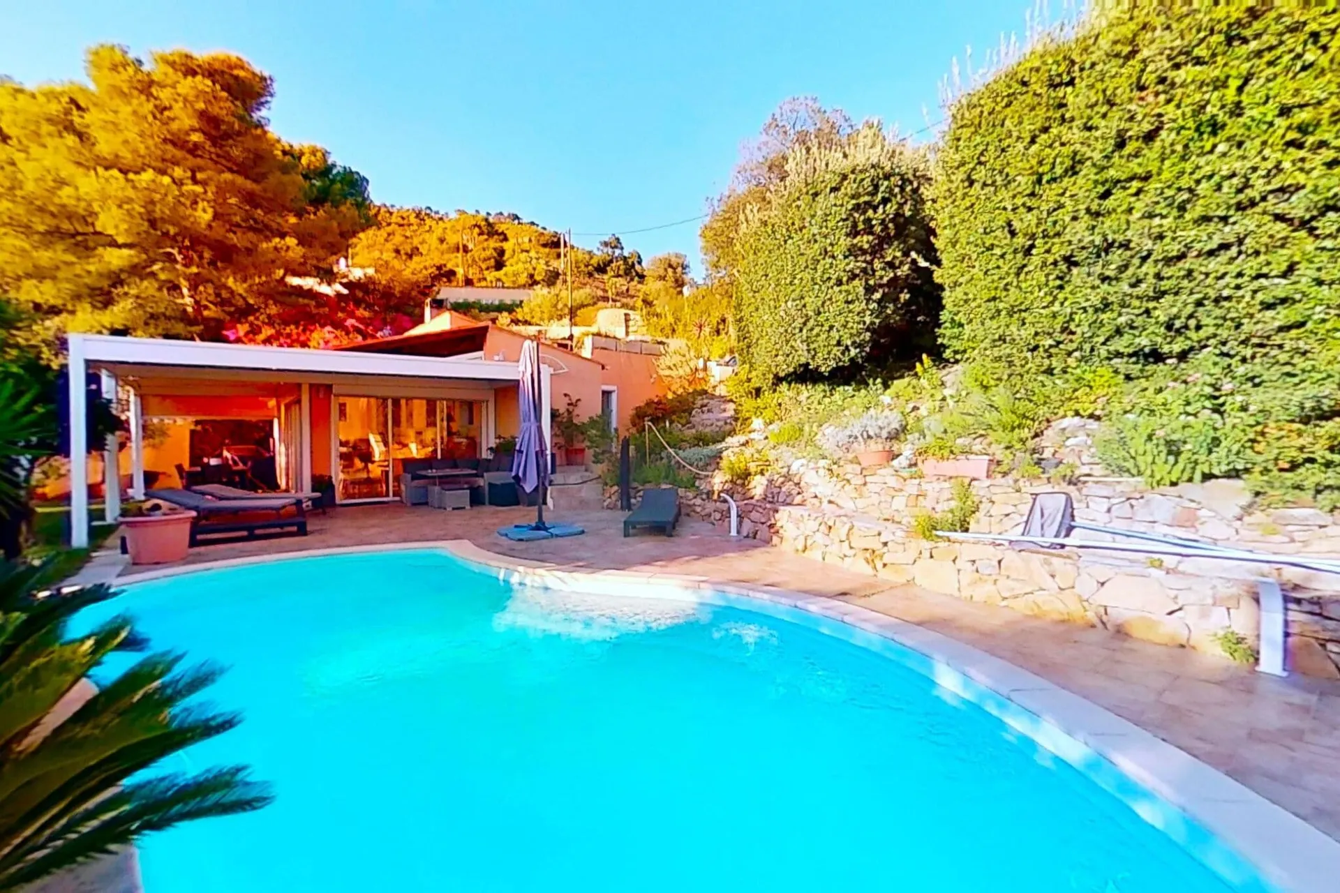 Piscine maison de vacances