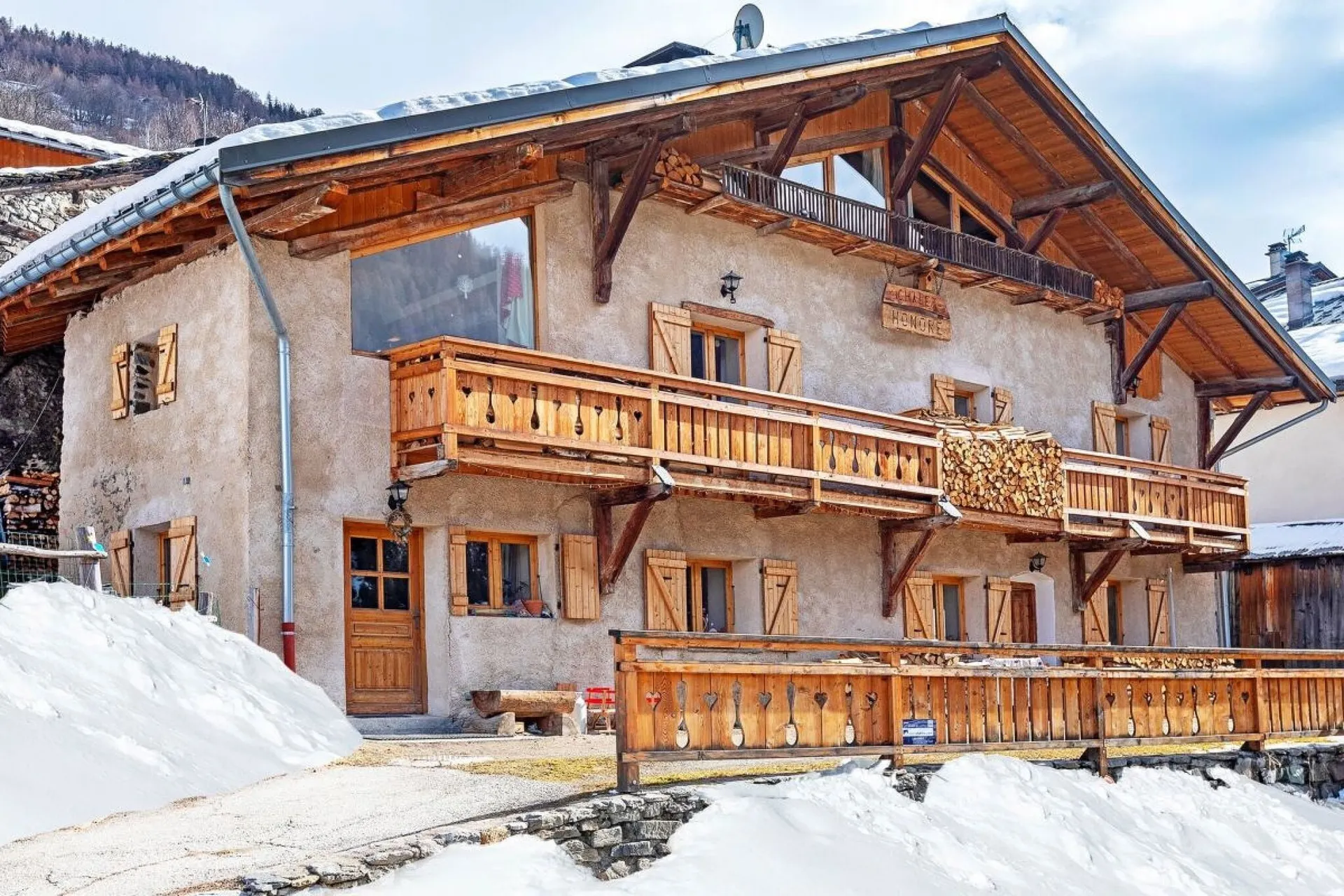 Extérieur maison de vacances (hiver)