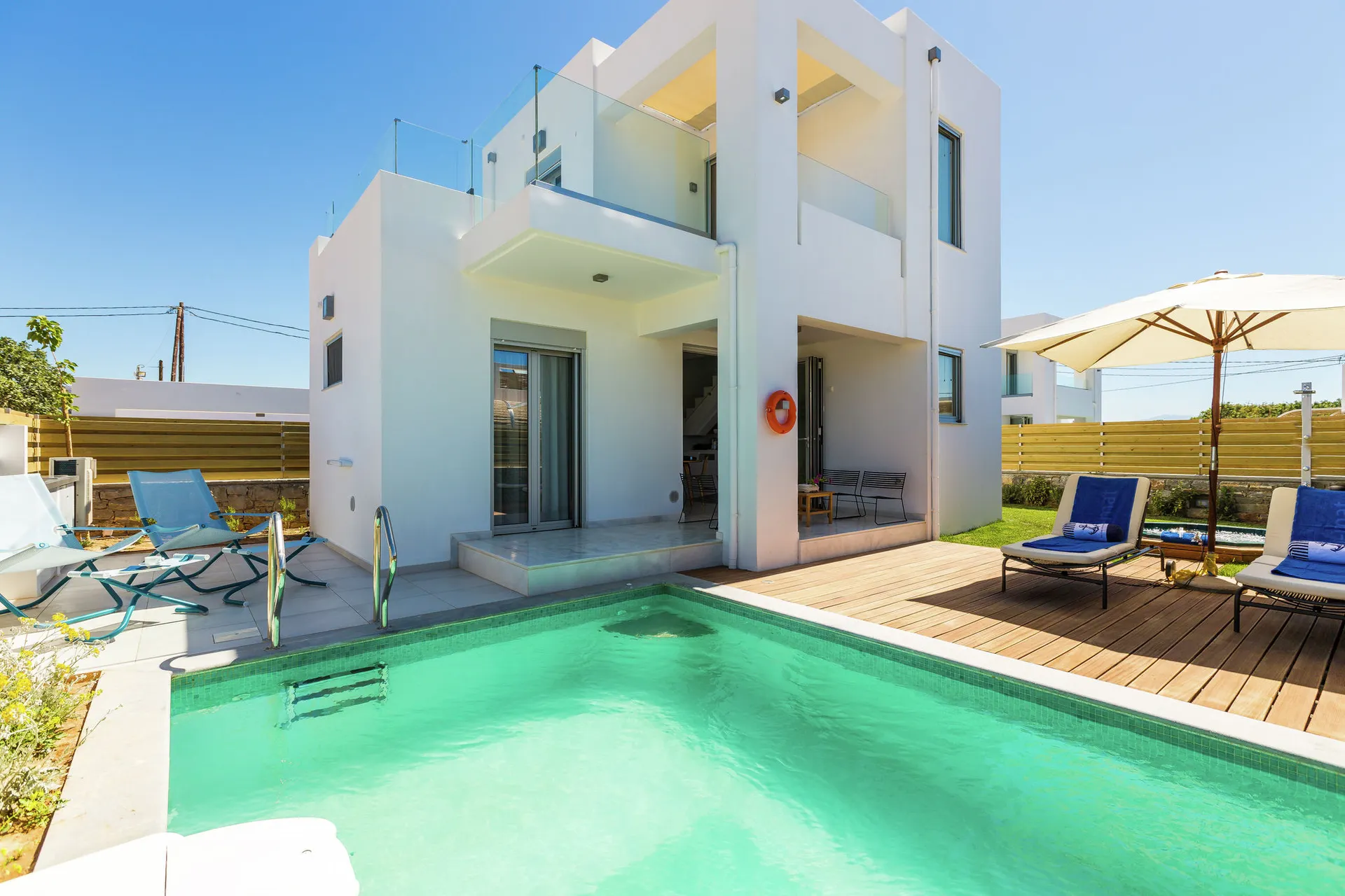 Extérieur maison de vacances (été)