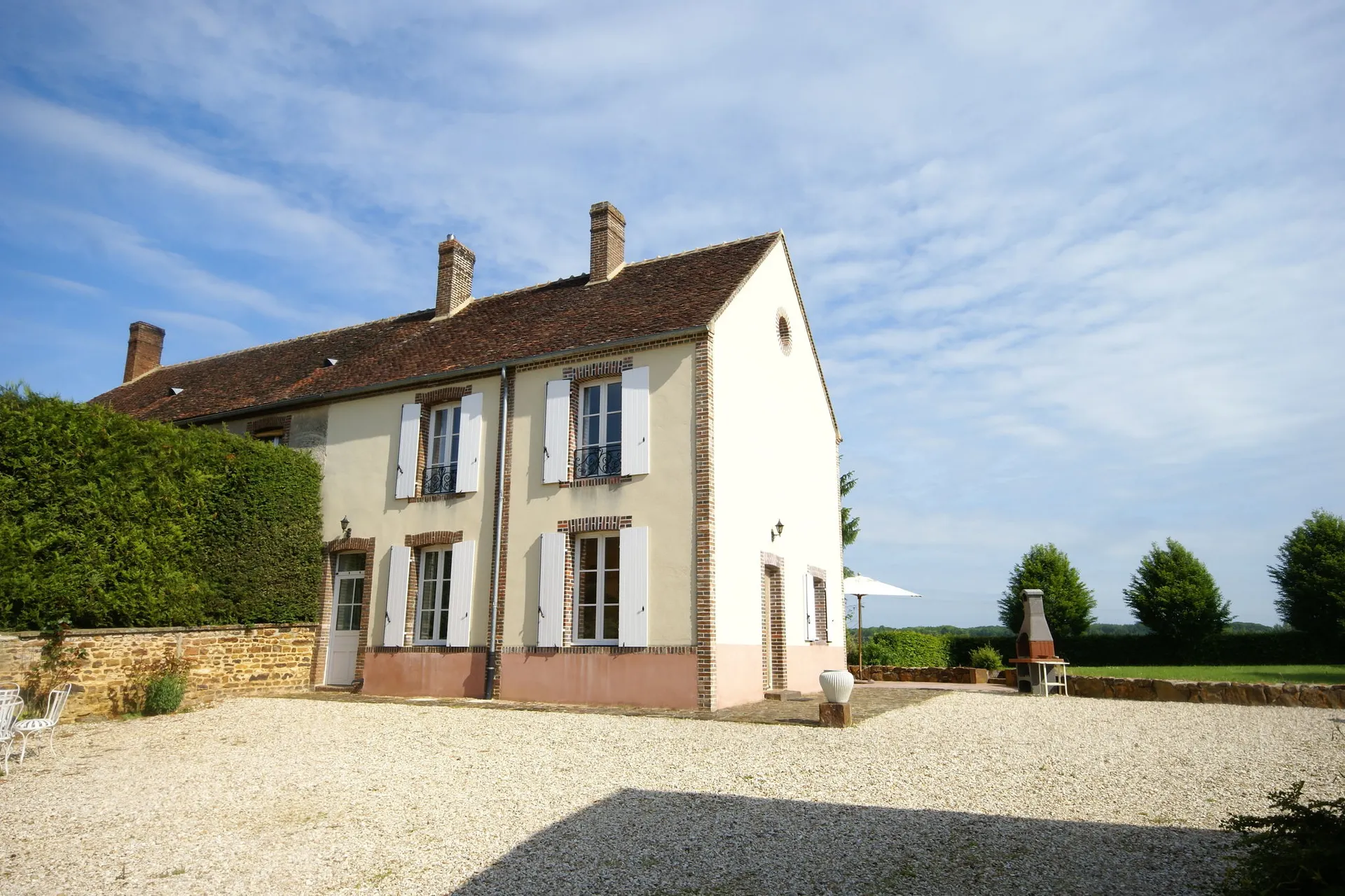 Exterieur vakantiehuis (zomer)