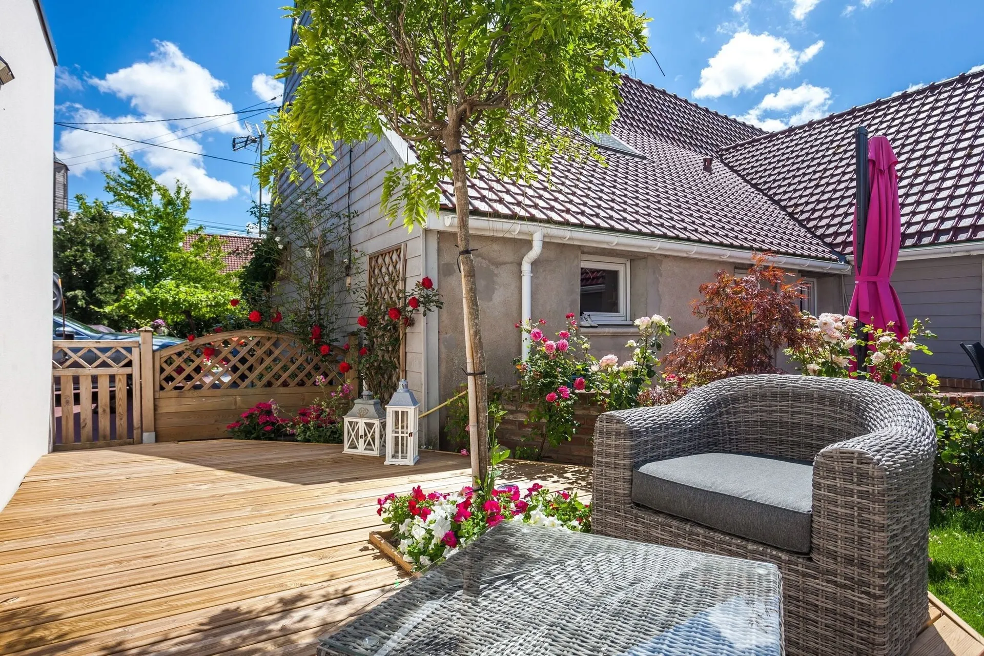 Extérieur maison de vacances (été)